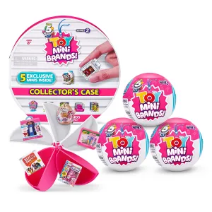 5 SURPRISE Toy Mini Brands Series 2 by ZURU (Collectors Case   3 Pack Capsules)