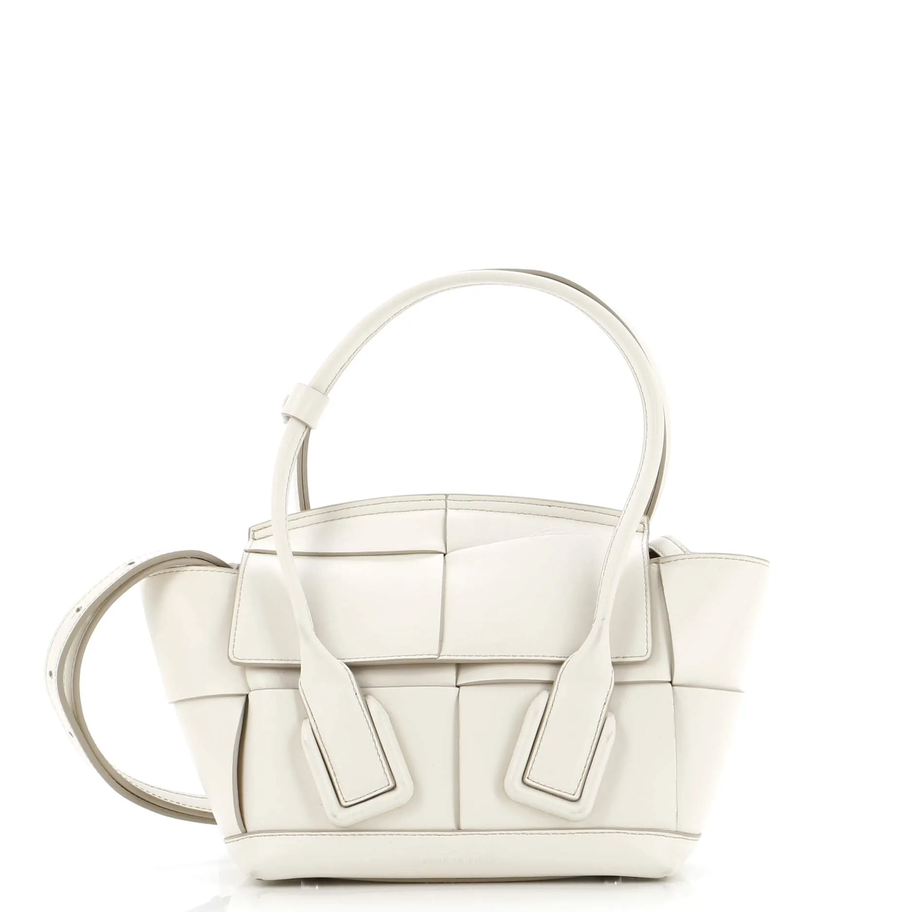 Arco Bag Maxi Intrecciato Leather Mini