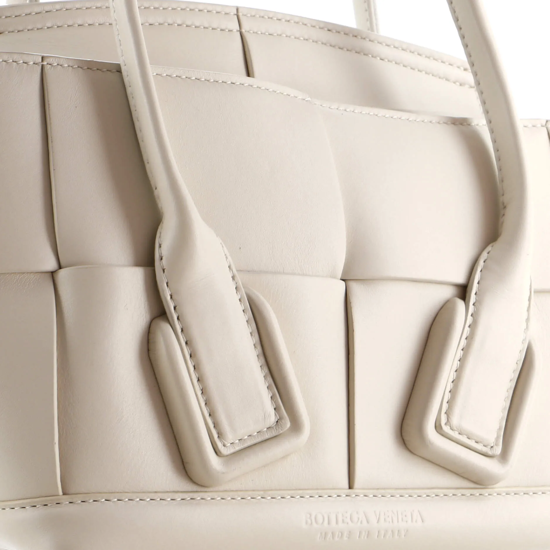 Arco Bag Maxi Intrecciato Leather Mini