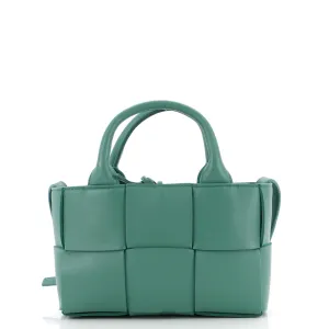 Arco Tote Maxi Intrecciato Leather Candy