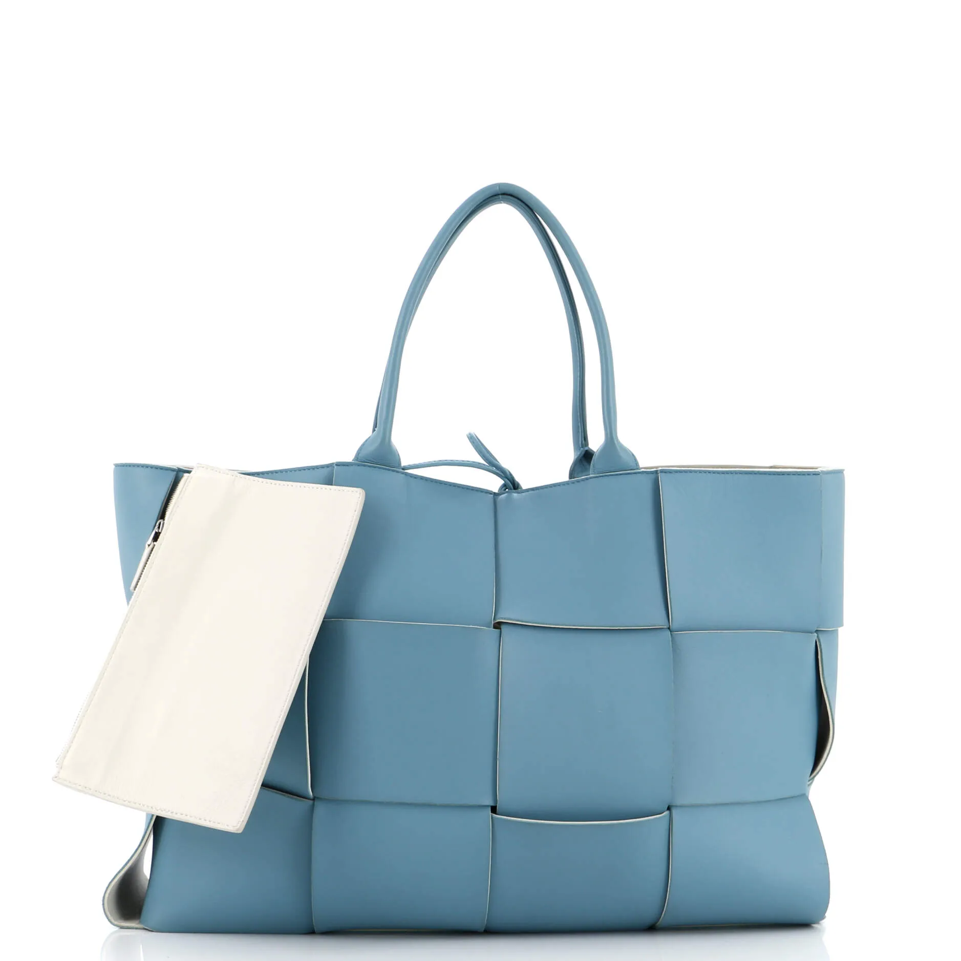 Arco Tote Maxi Intrecciato Leather Large