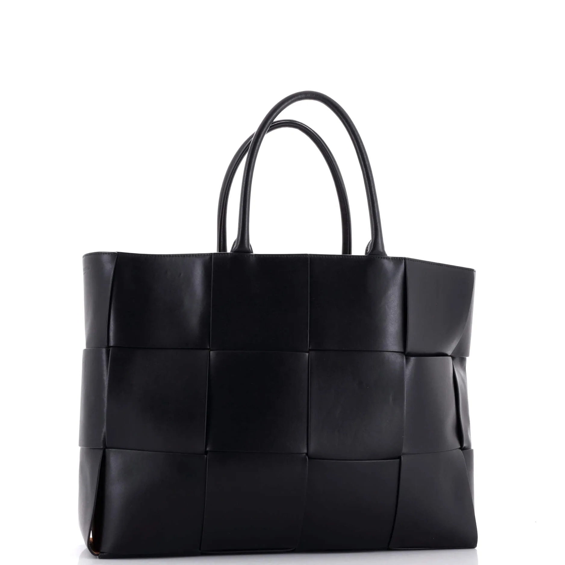 Arco Tote Maxi Intrecciato Leather Large
