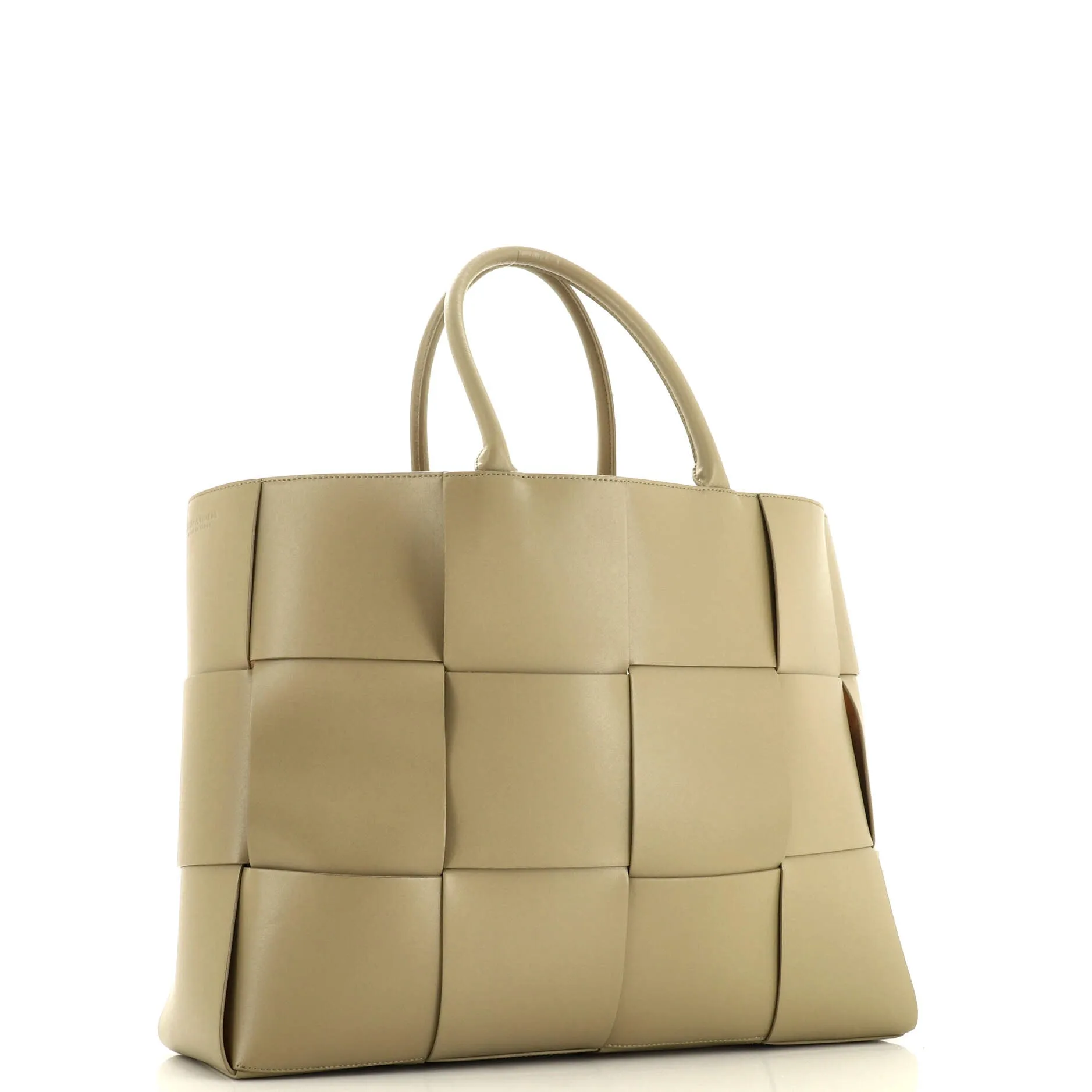 Arco Tote Maxi Intrecciato Leather Large