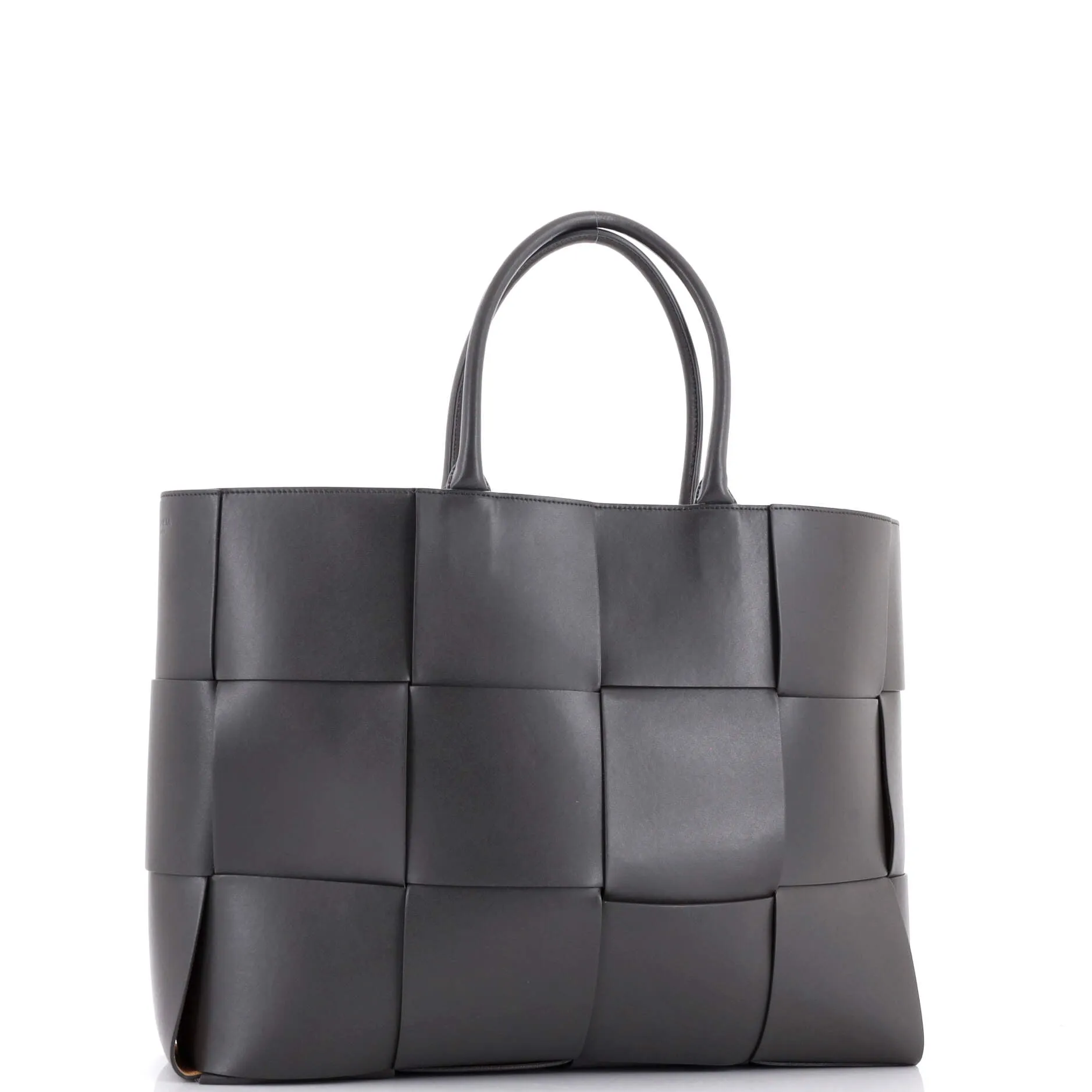 Arco Tote Maxi Intrecciato Leather Large
