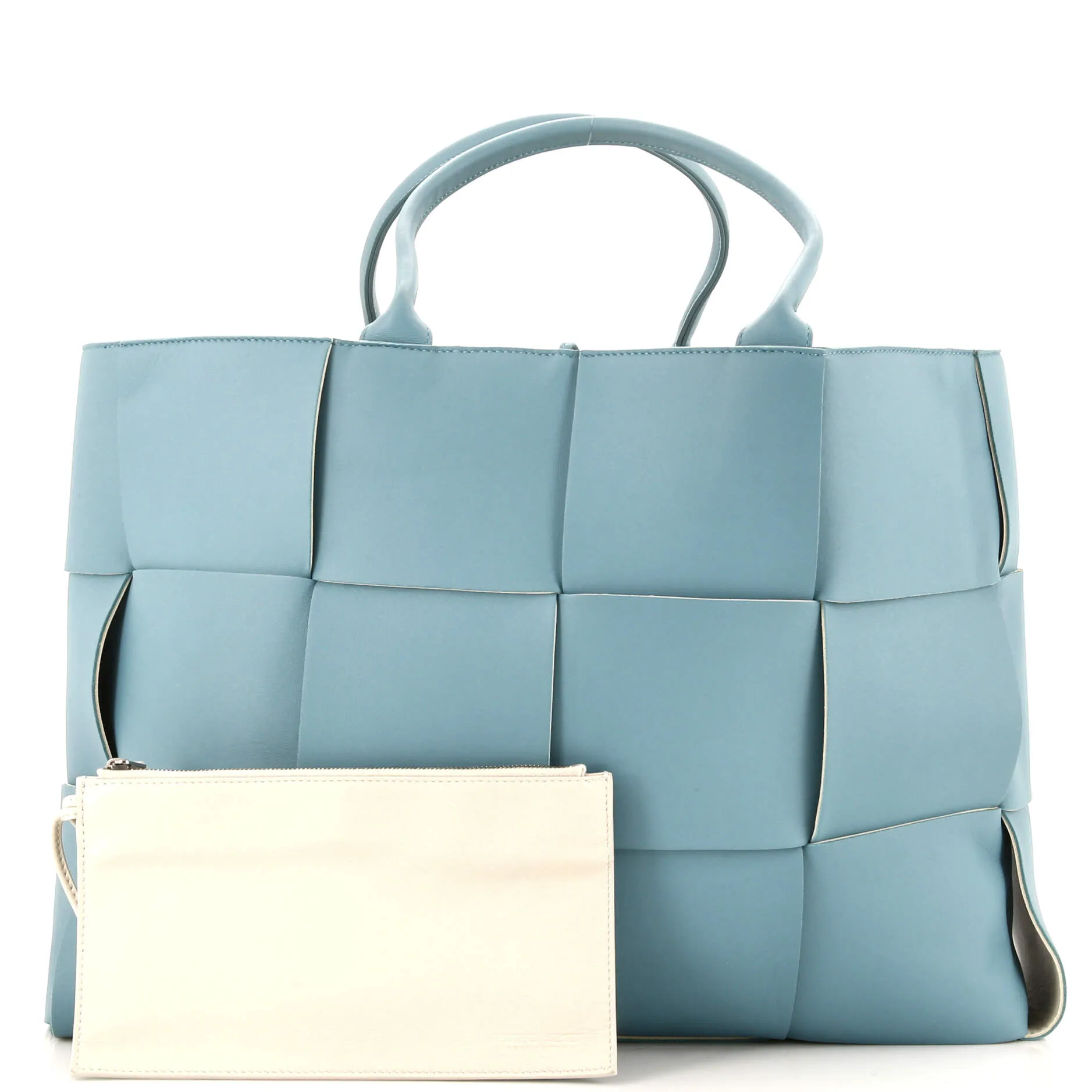 Arco Tote Maxi Intrecciato Leather Large