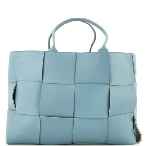 Arco Tote Maxi Intrecciato Leather Large