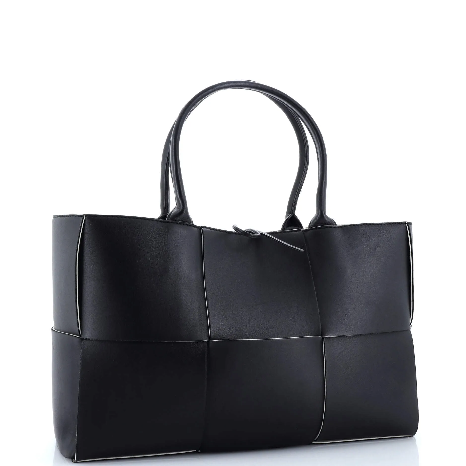 Arco Tote Maxi Intrecciato Leather Medium