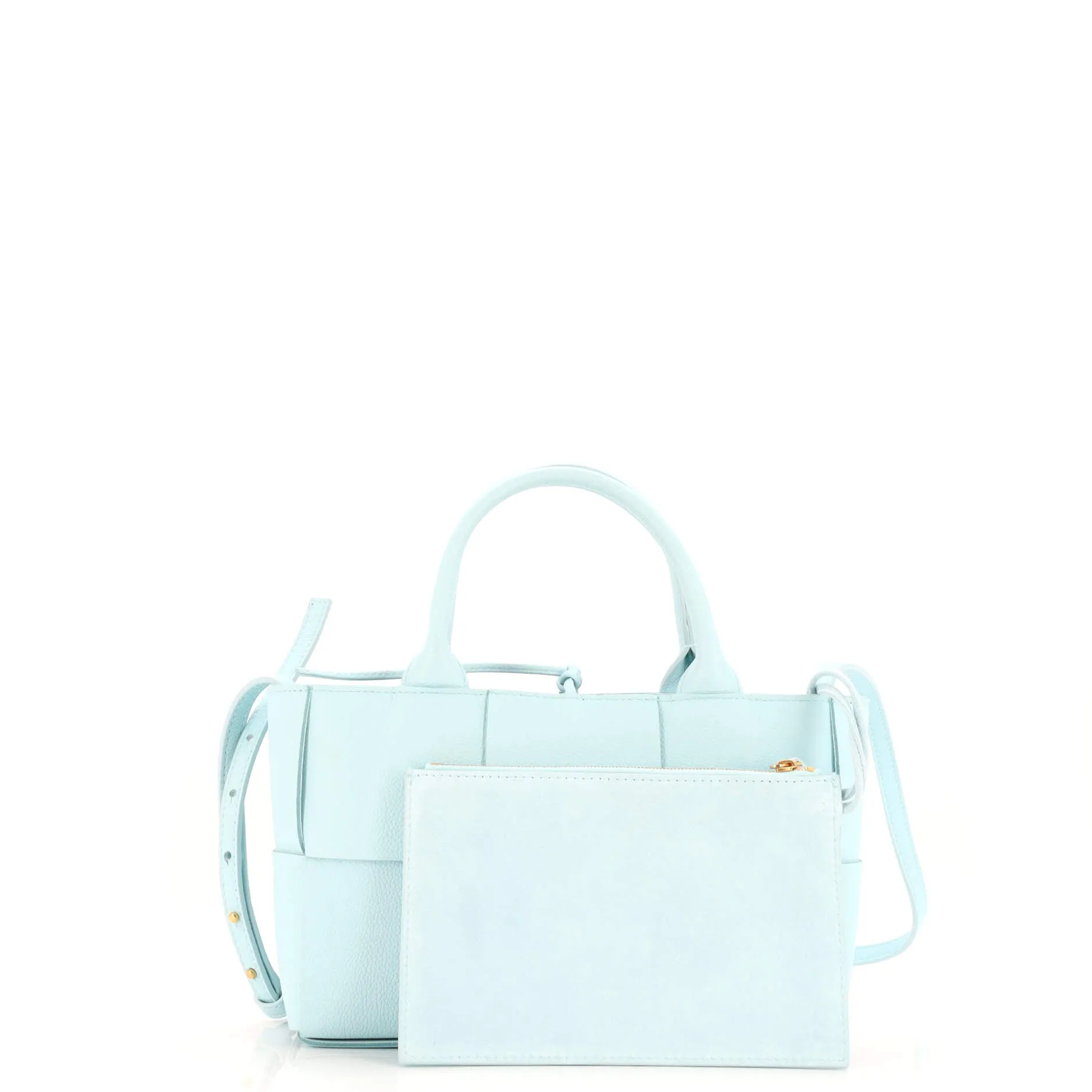 Arco Tote Maxi Intrecciato Leather Mini