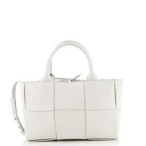 Arco Tote Maxi Intrecciato Leather Mini