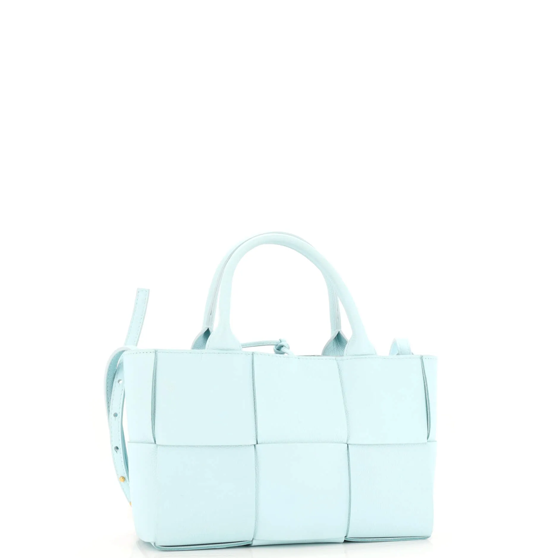 Arco Tote Maxi Intrecciato Leather Mini