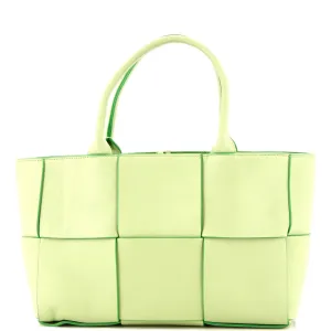 Arco Tote Maxi Intrecciato Leather Small