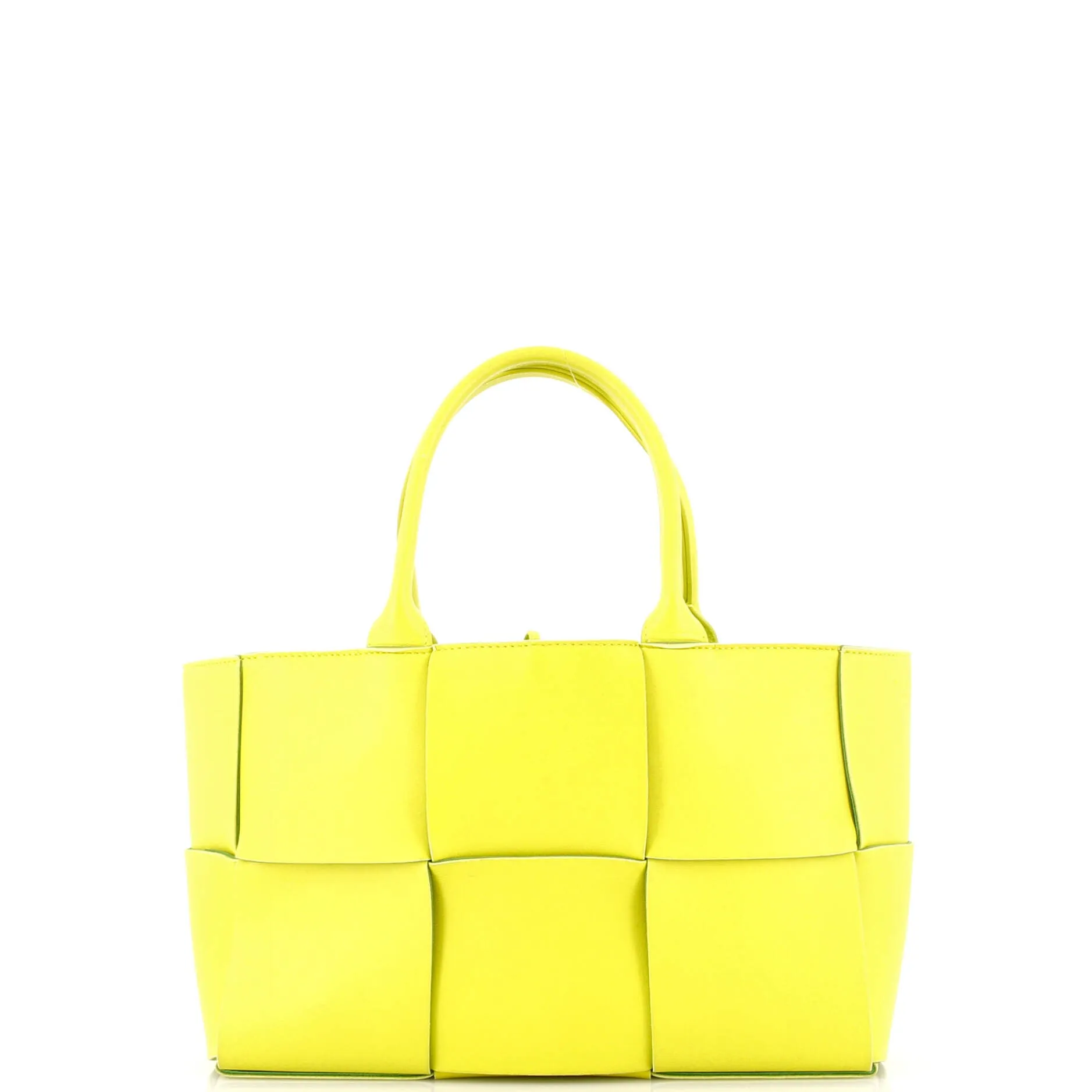 Arco Tote Maxi Intrecciato Leather Small