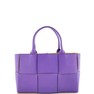 Arco Tote Maxi Intrecciato Leather Small