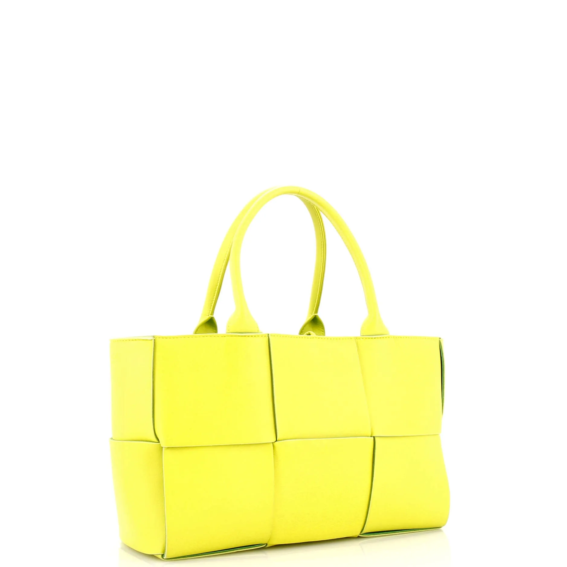 Arco Tote Maxi Intrecciato Leather Small