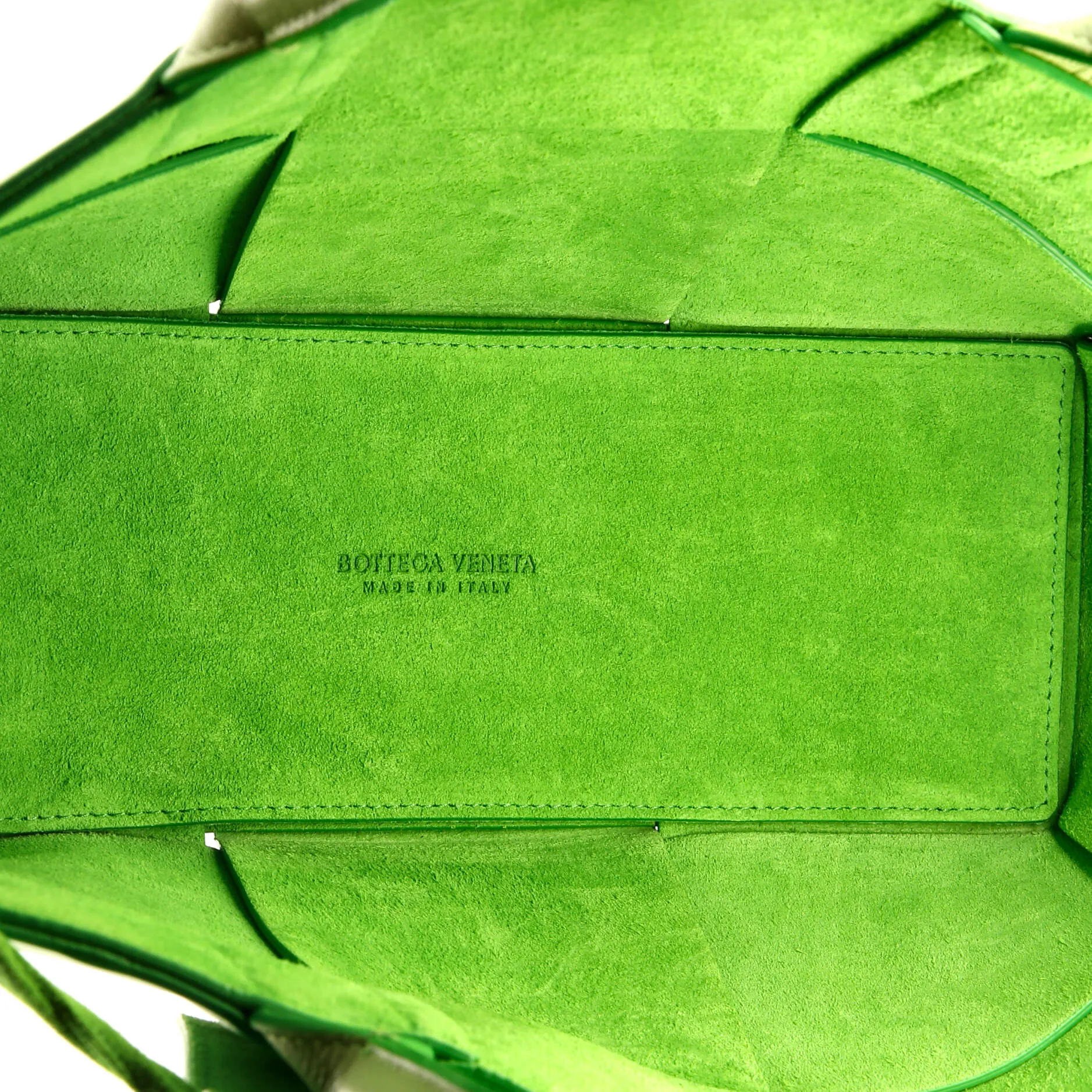 Arco Tote Maxi Intrecciato Leather Small