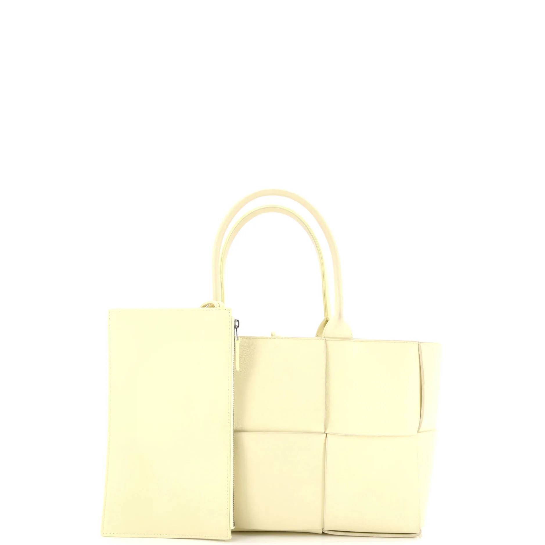 Arco Tote Maxi Intrecciato Leather Small