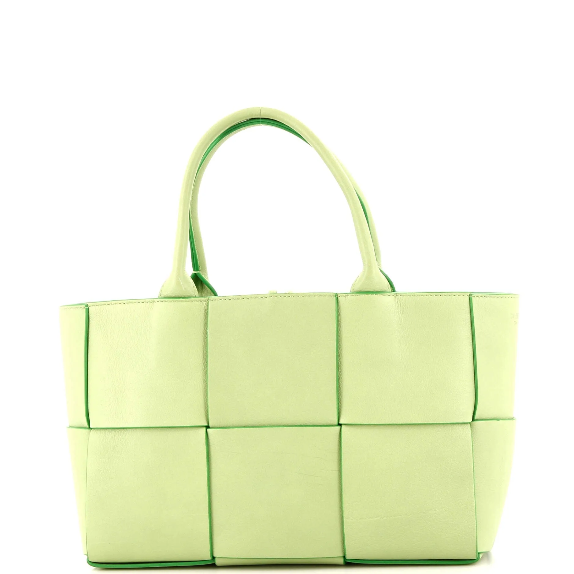 Arco Tote Maxi Intrecciato Leather Small