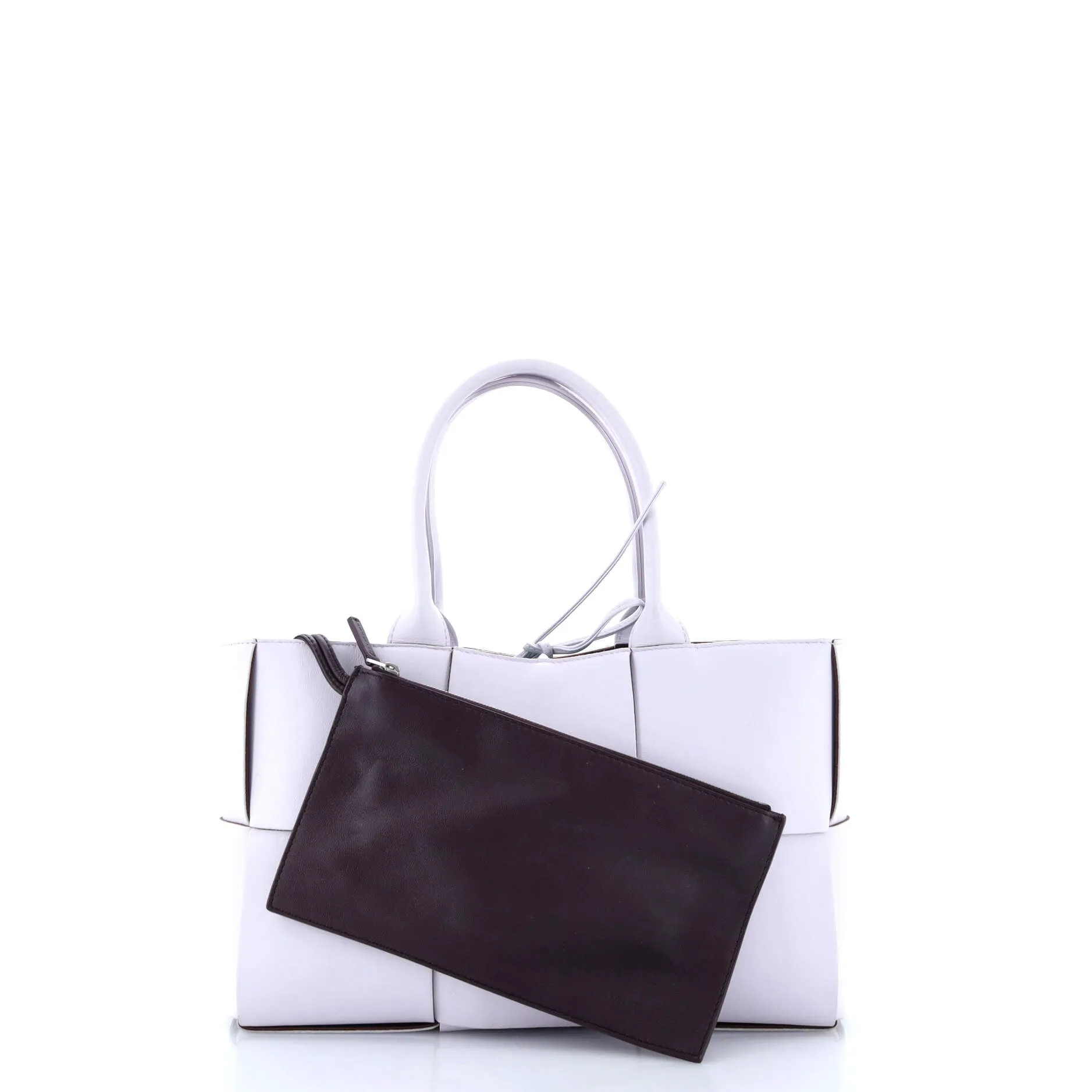 Arco Tote Maxi Intrecciato Leather Small