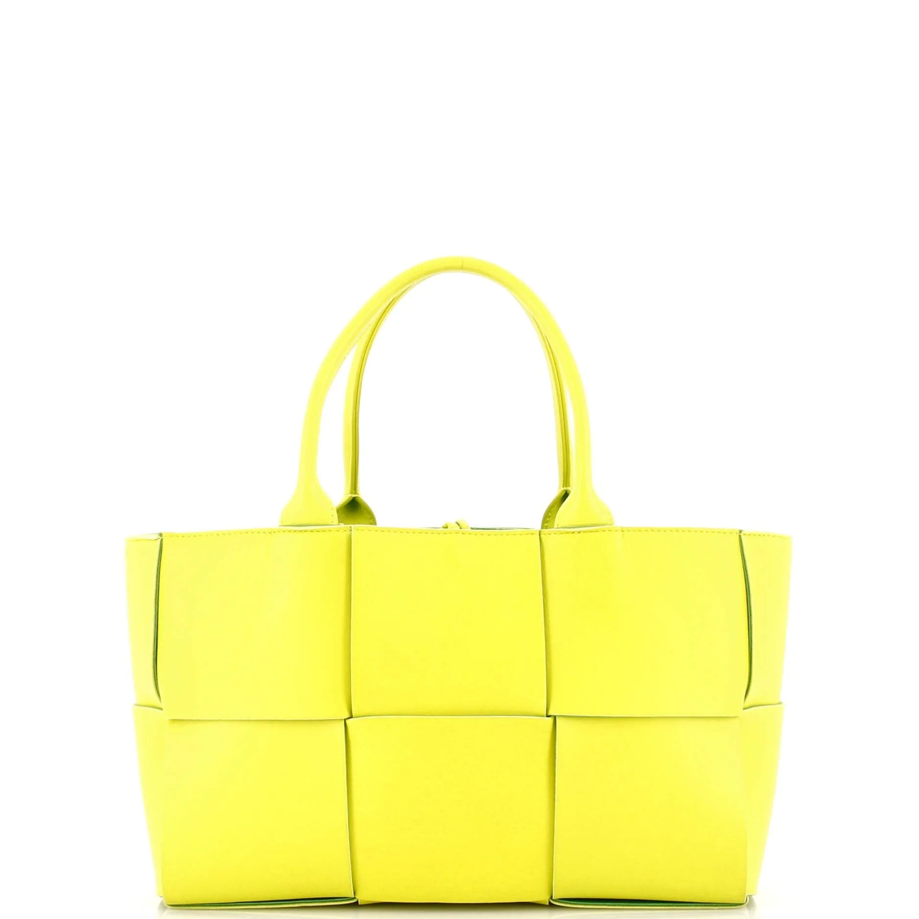 Arco Tote Maxi Intrecciato Leather Small