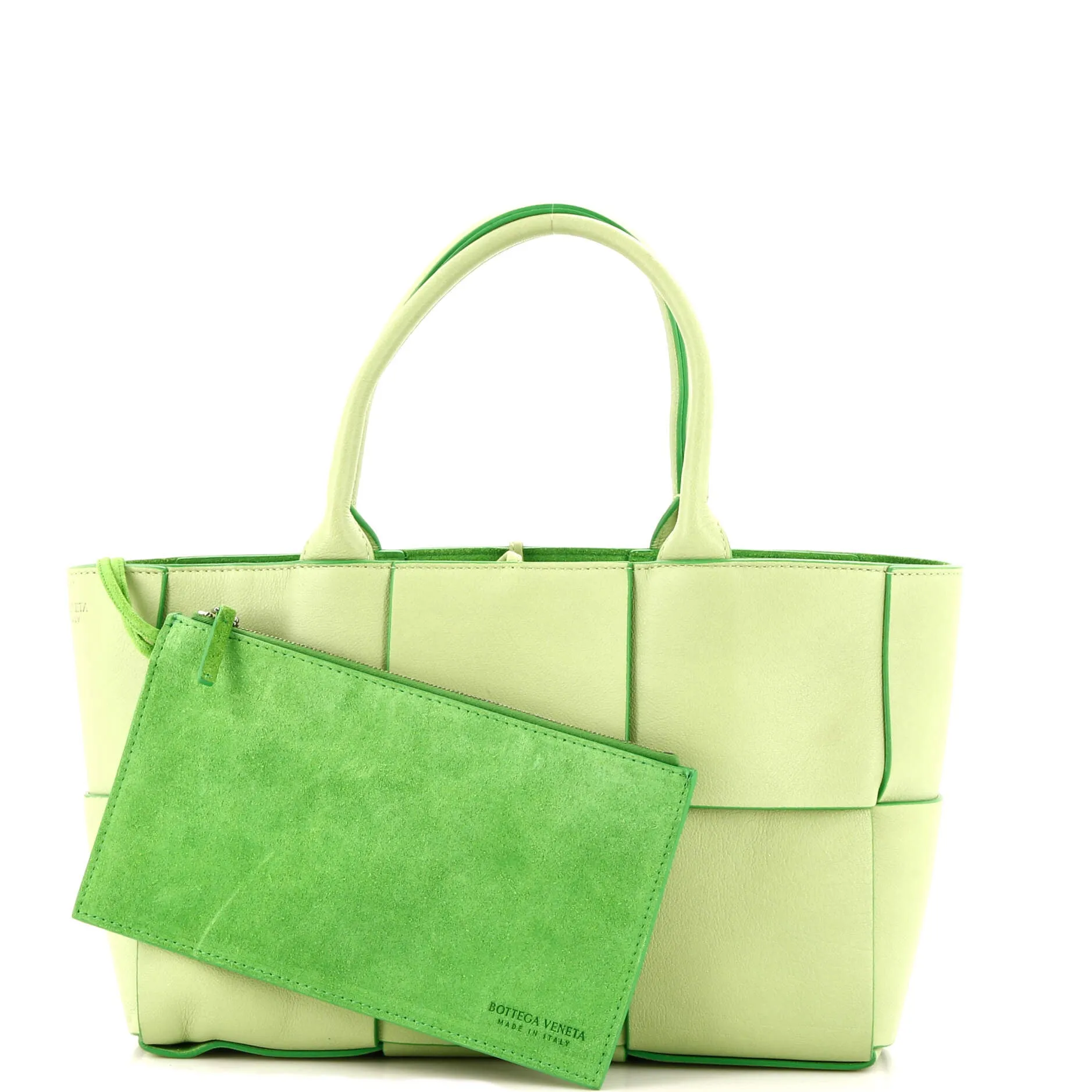 Arco Tote Maxi Intrecciato Leather Small
