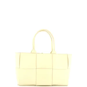 Arco Tote Maxi Intrecciato Leather Small