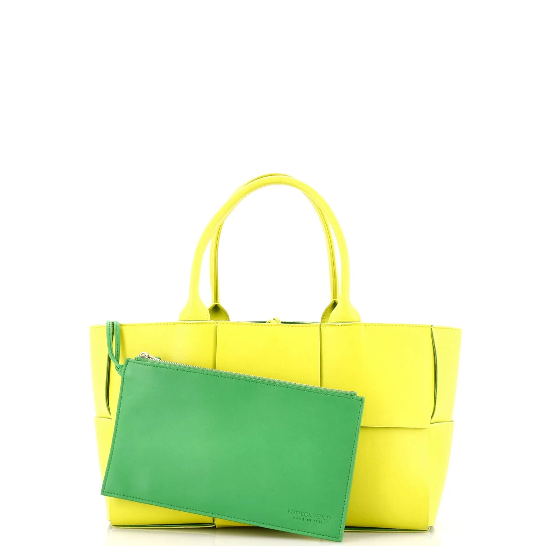 Arco Tote Maxi Intrecciato Leather Small