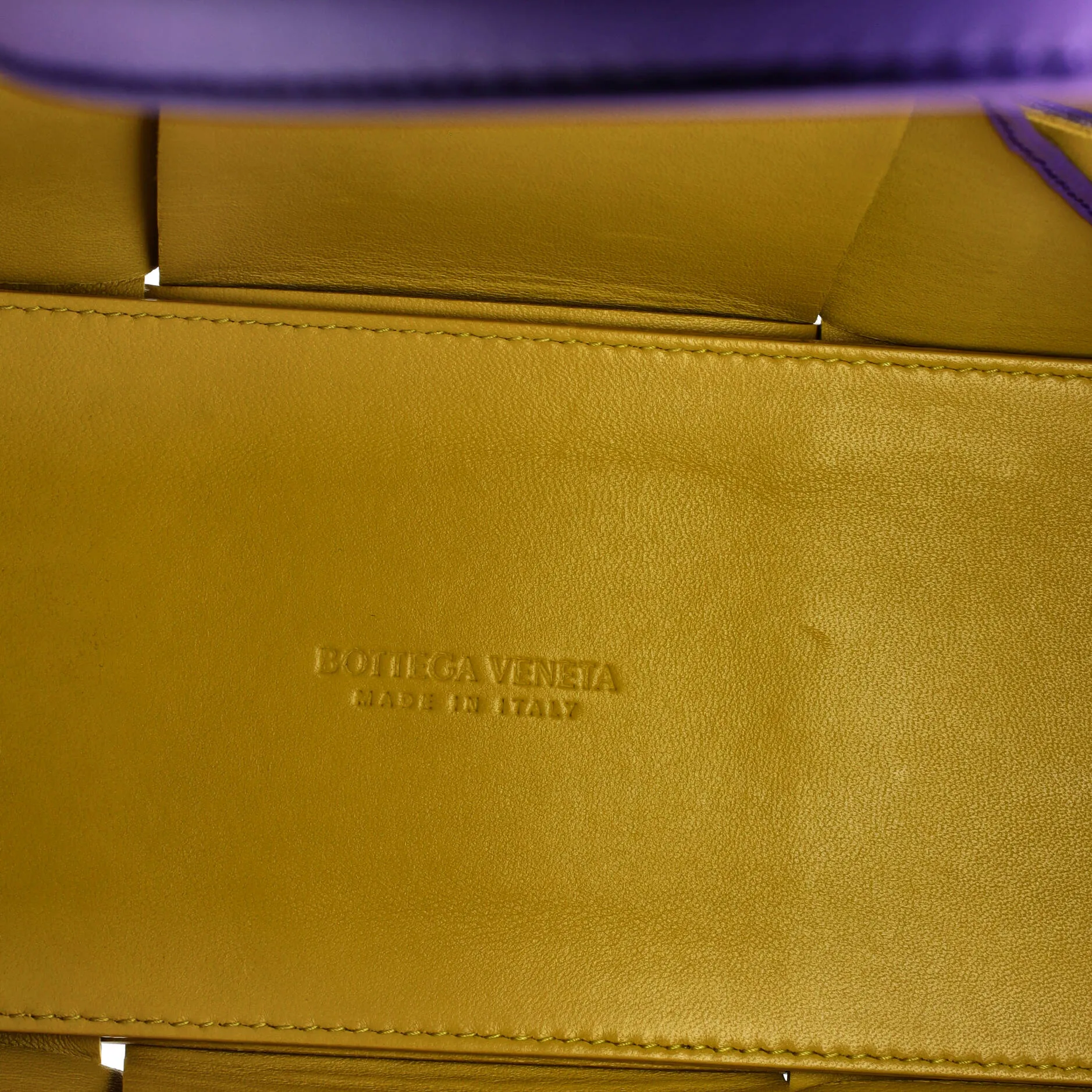 Arco Tote Maxi Intrecciato Leather Small