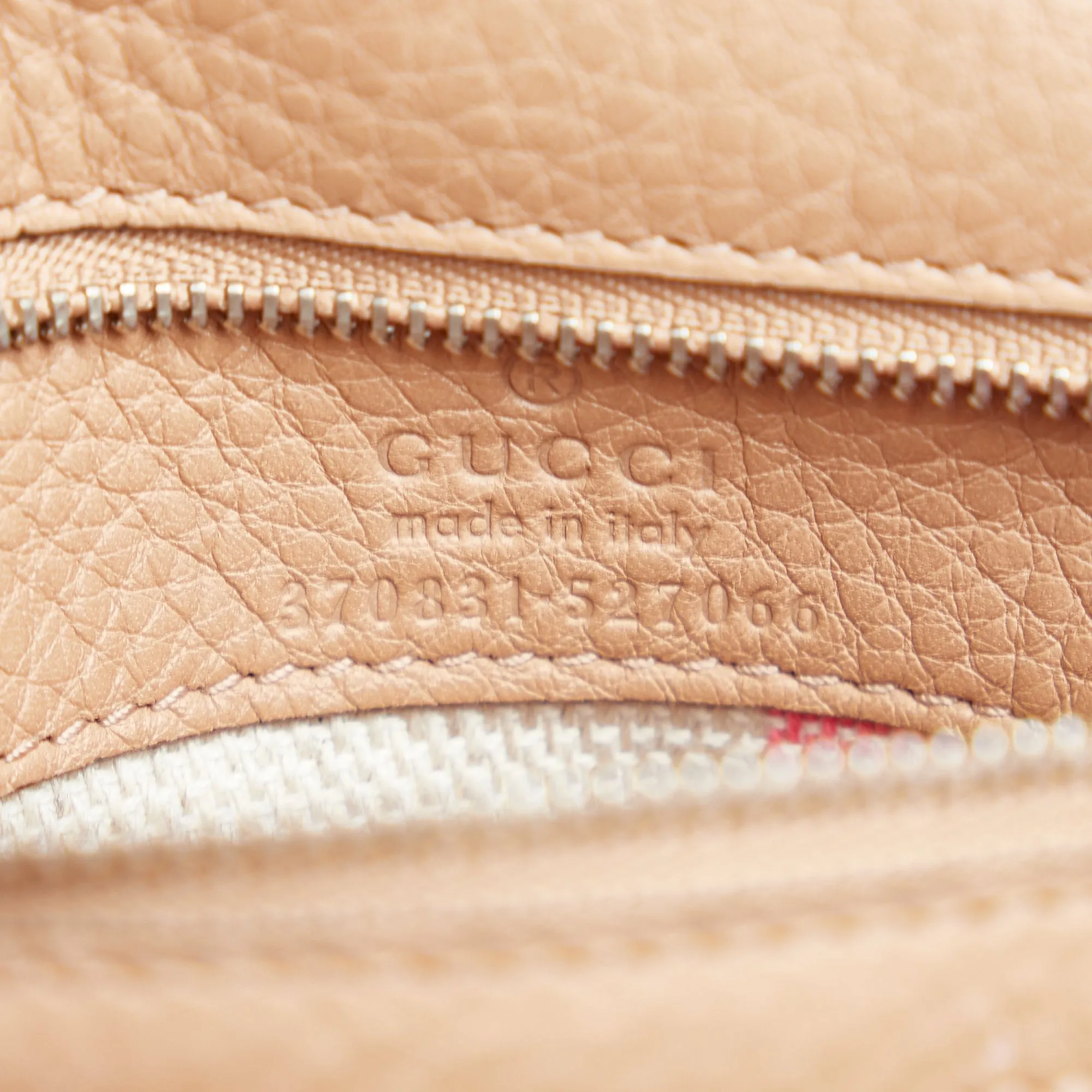 Beige Gucci Small Bamboo Daily Satchel