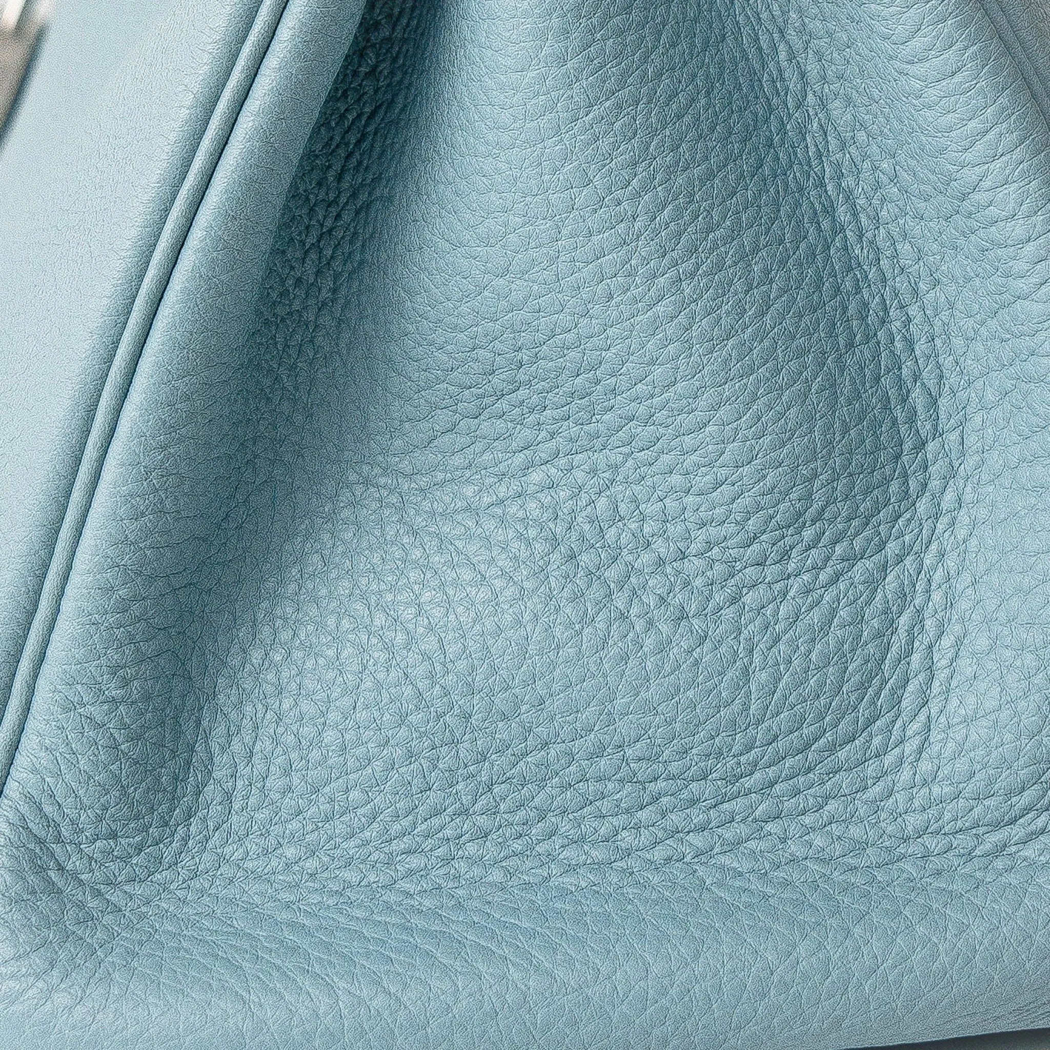 Birkin 30 Blue Ciel Clemence Palladium Plated M Square Stamp