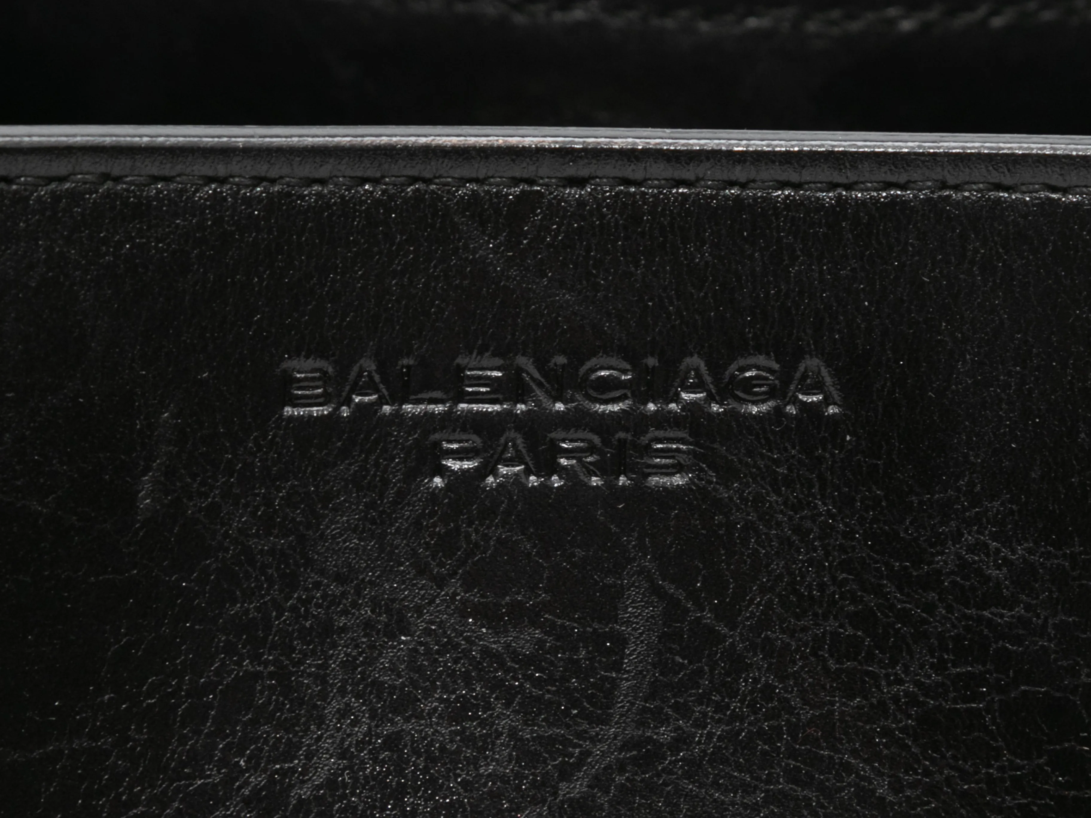 Black & White Balenciaga Everyday Bucket Tote Bag