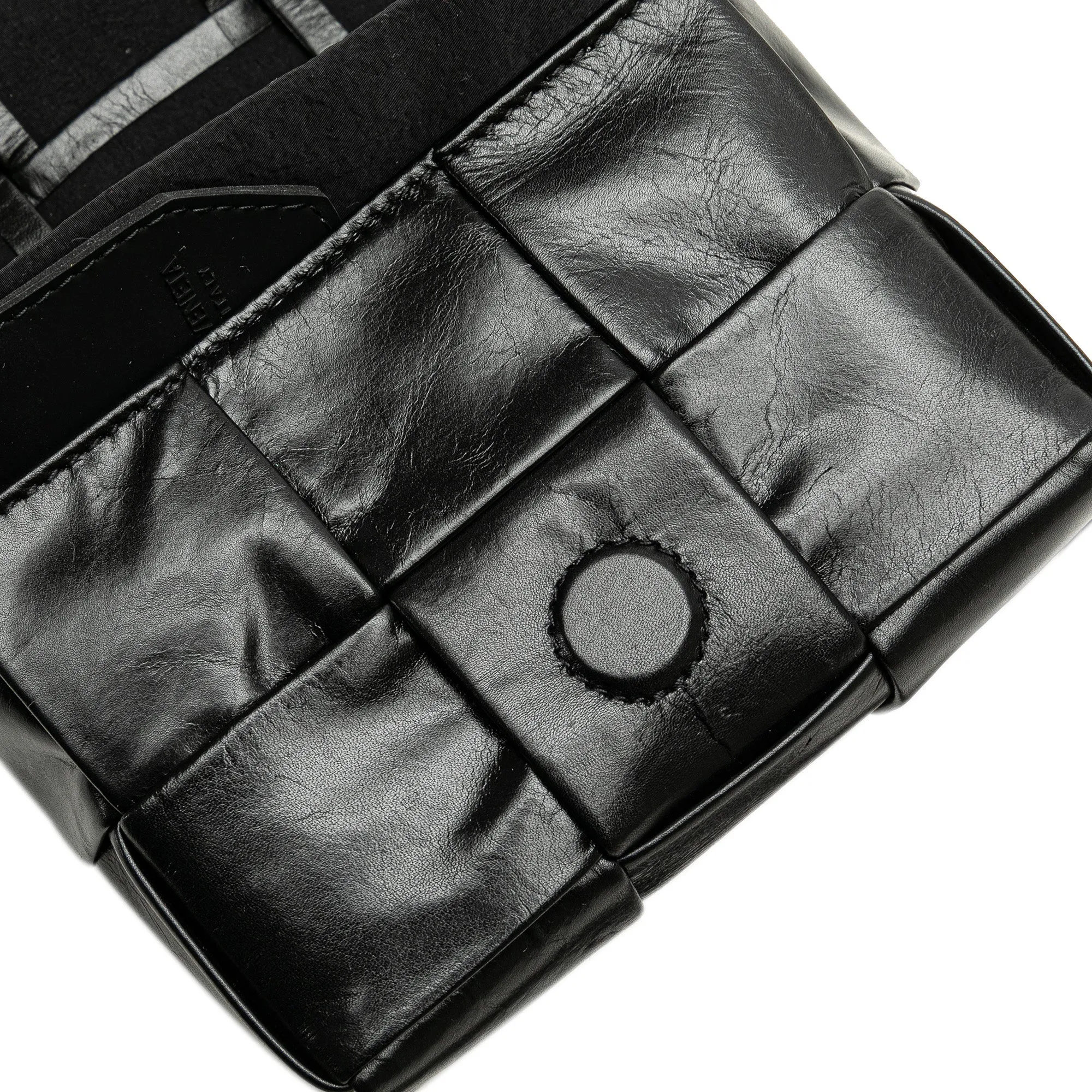 Black Bottega Veneta Candy Nappa Intrecciato Cassette Crossbody
