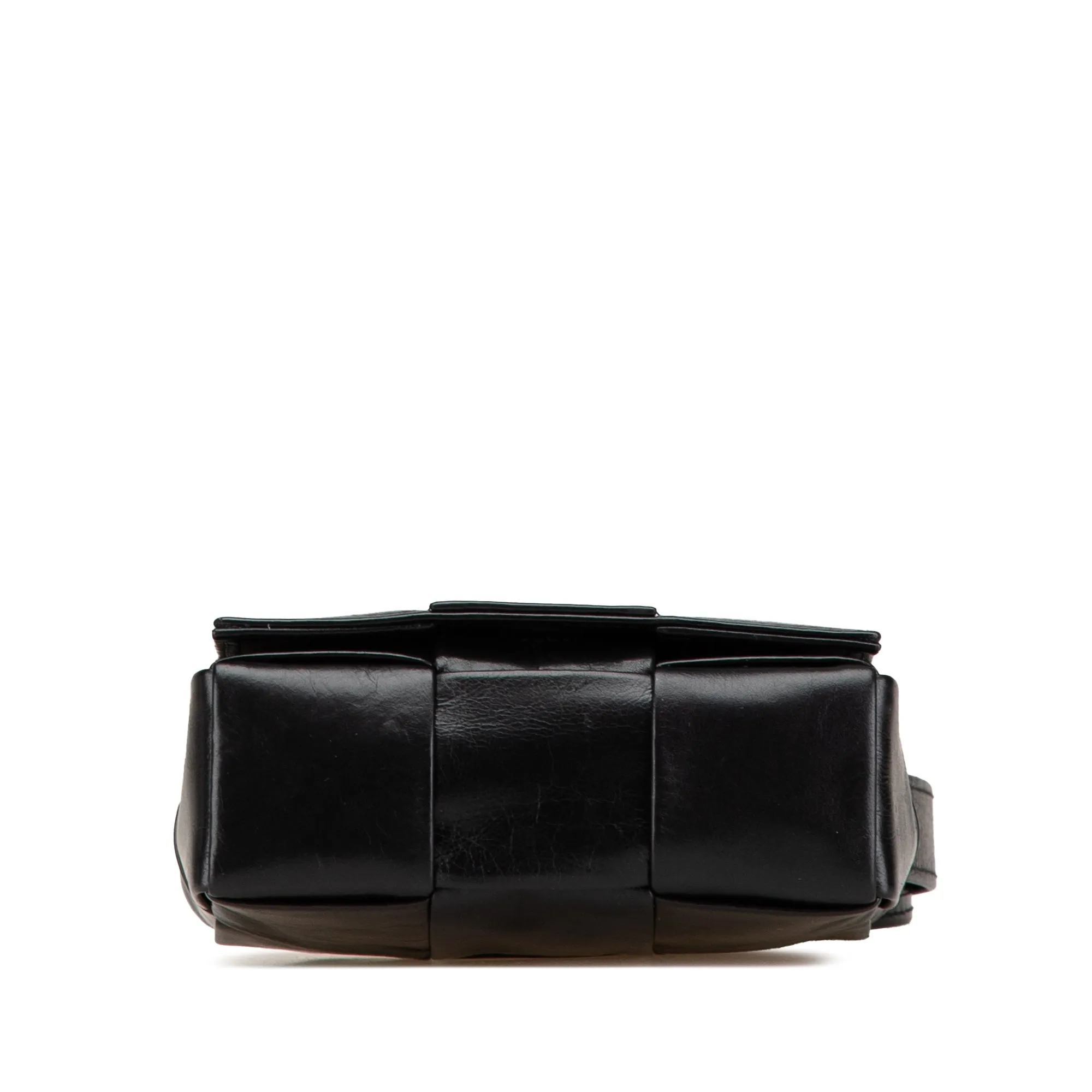 Black Bottega Veneta Candy Nappa Intrecciato Cassette Crossbody