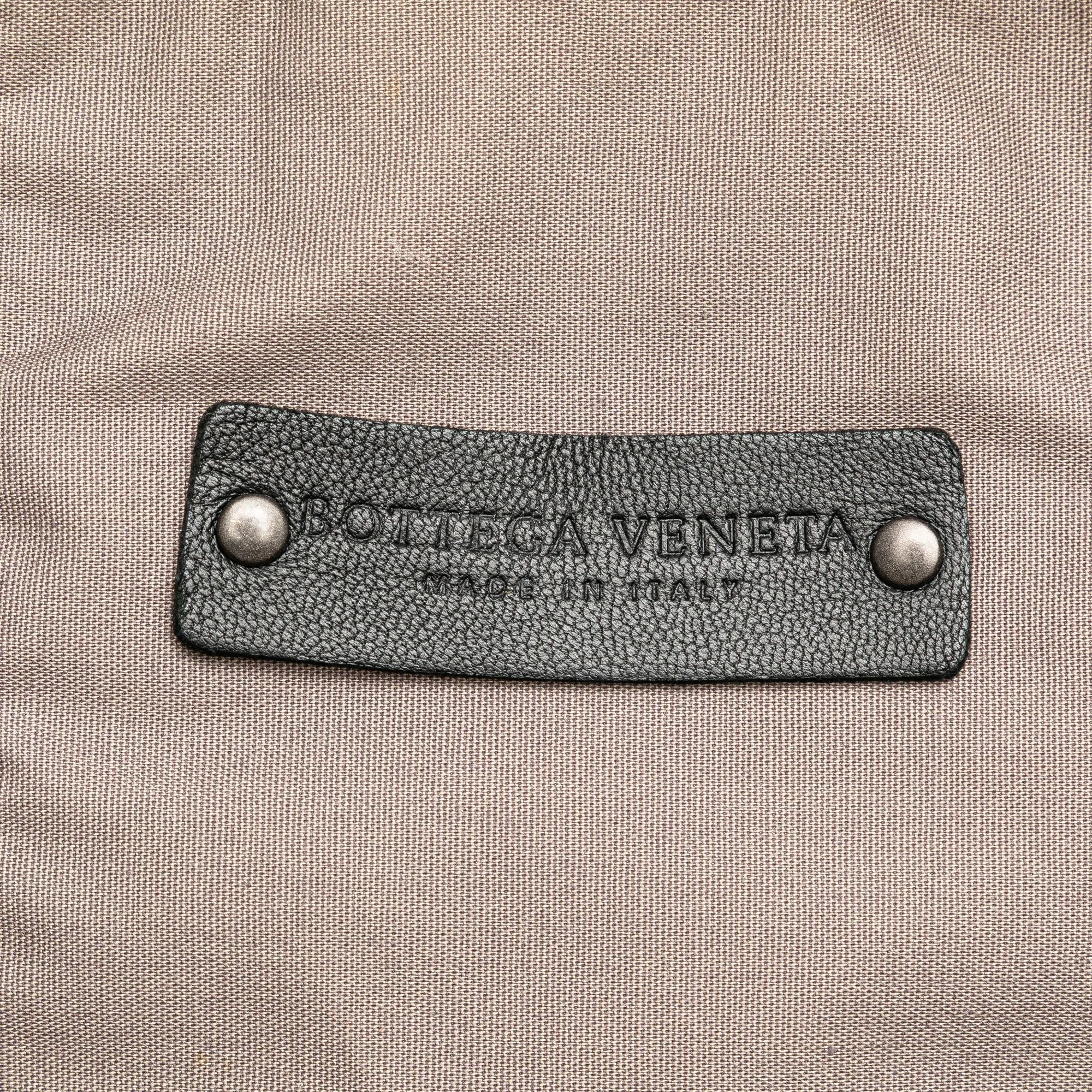 Black Bottega Veneta Intrecciato Backpack