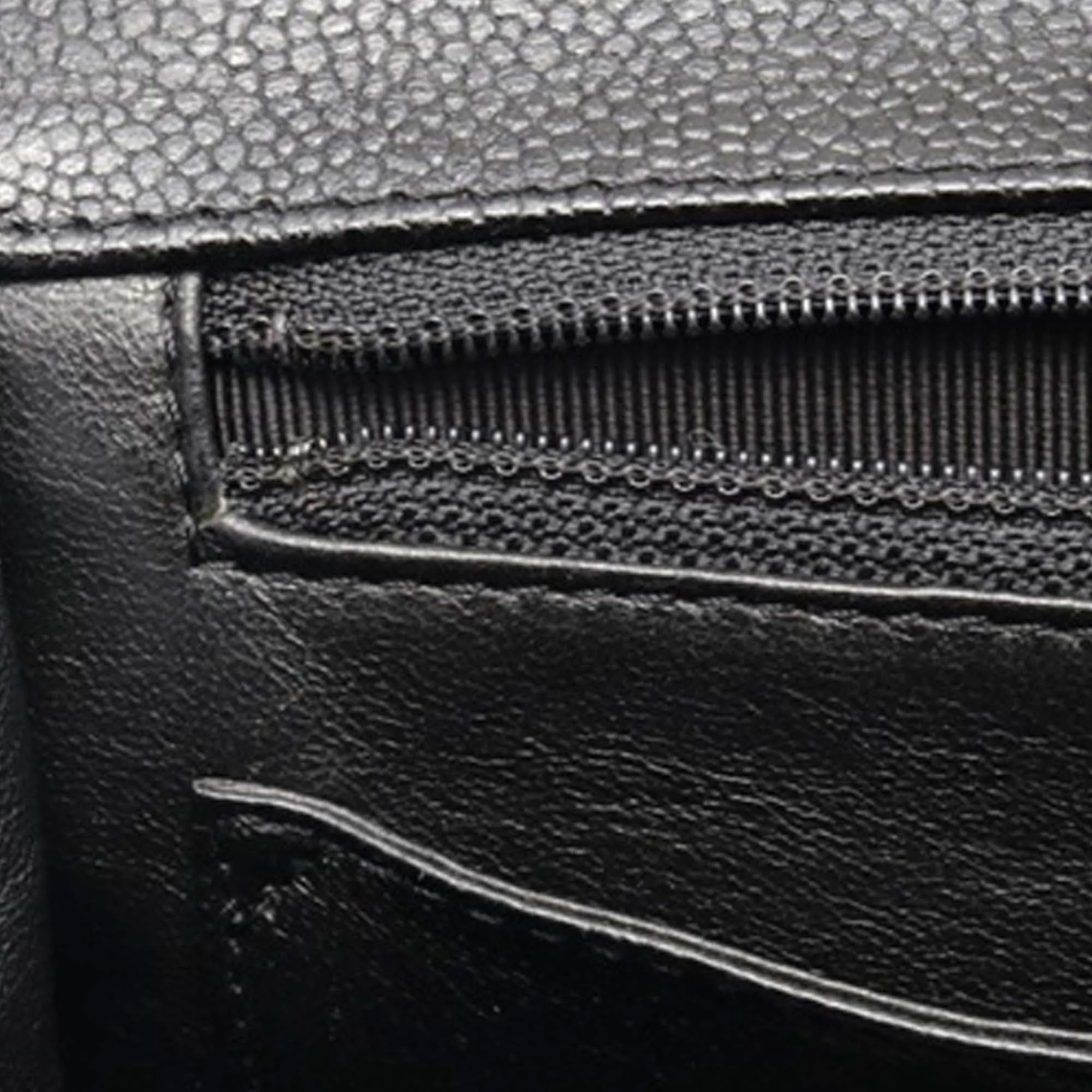 Black Chanel Caviar Kelly Top Handle Bag