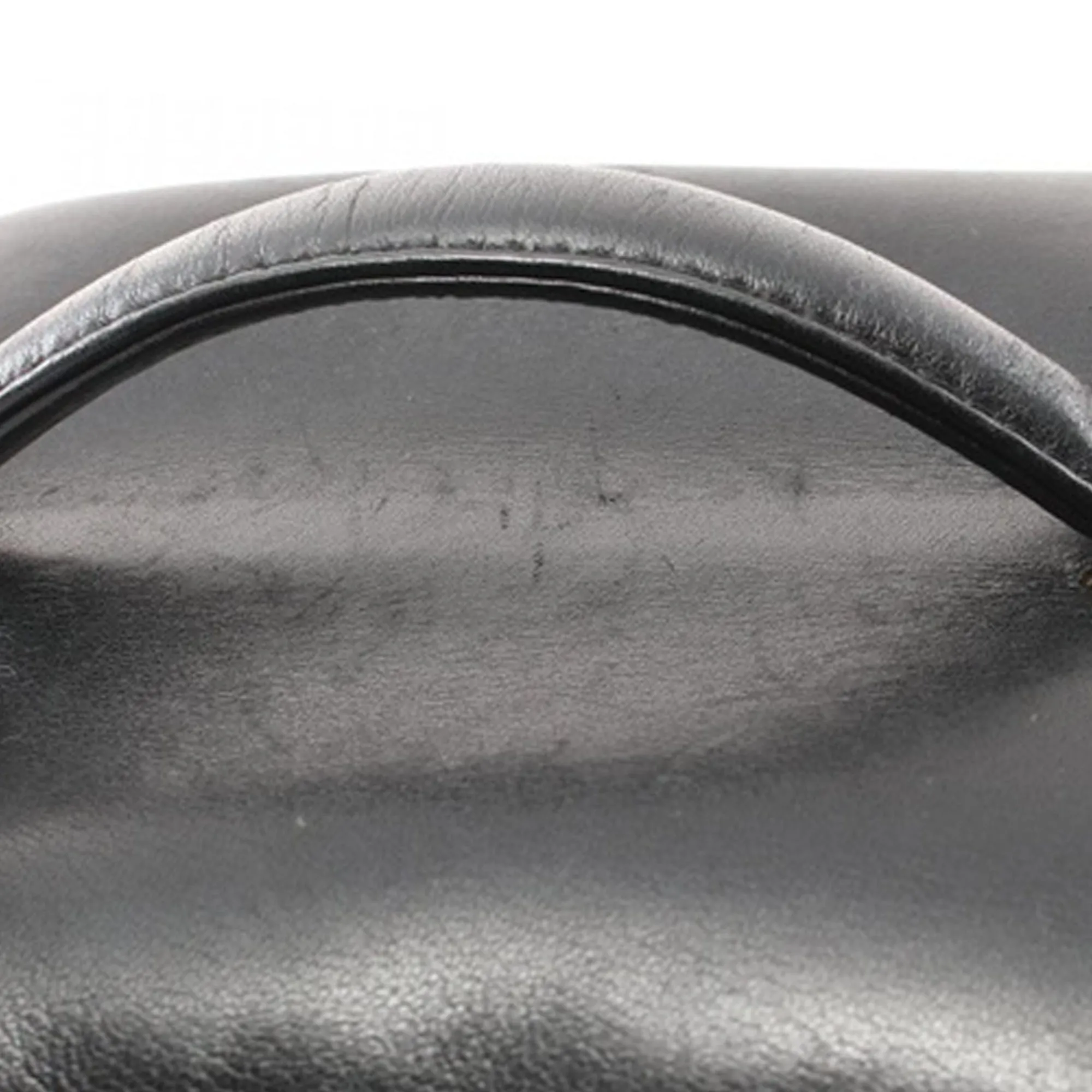 Black Chanel CC Lambskin Vanity Case