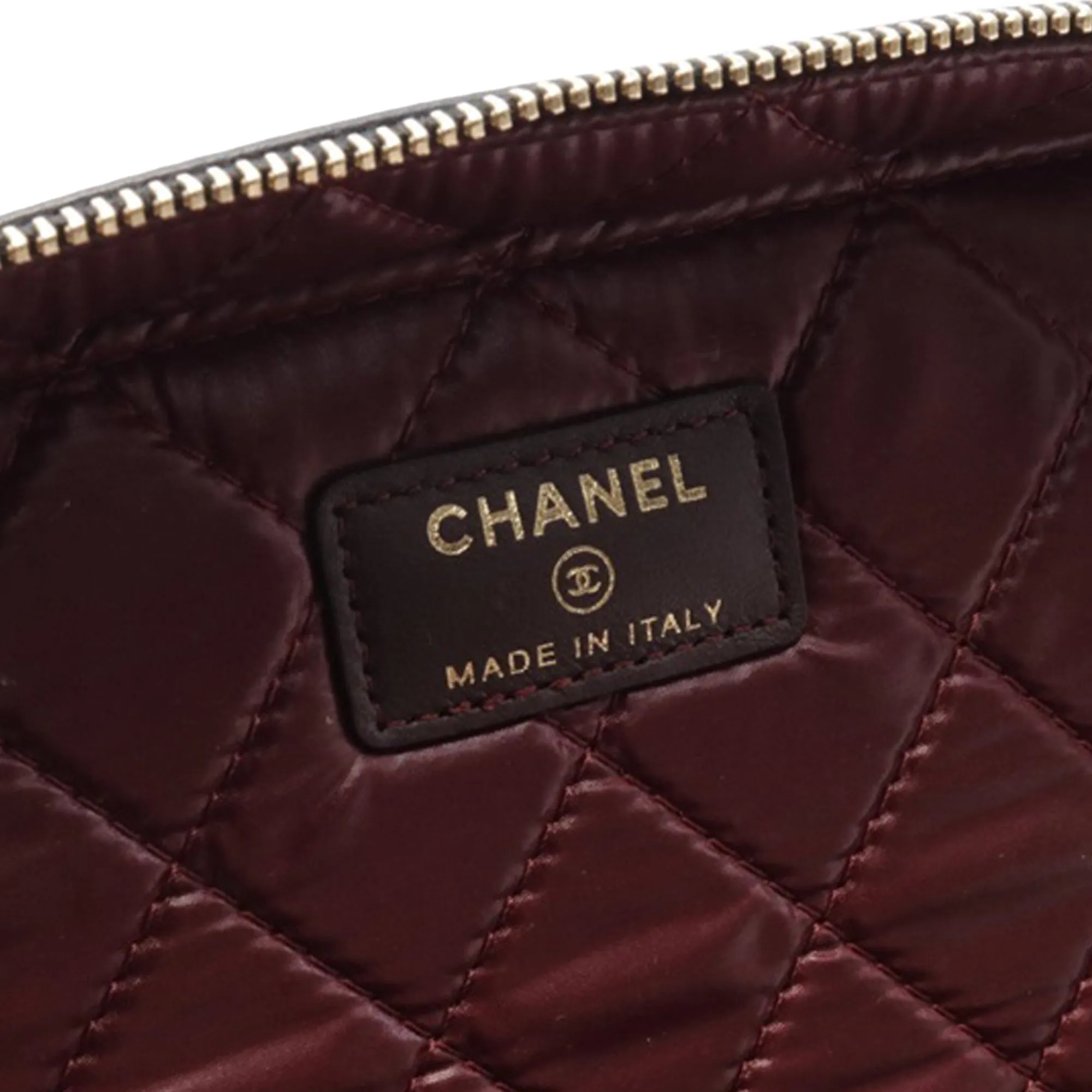 Black Chanel CC Quilted Lambskin Vanity Bag