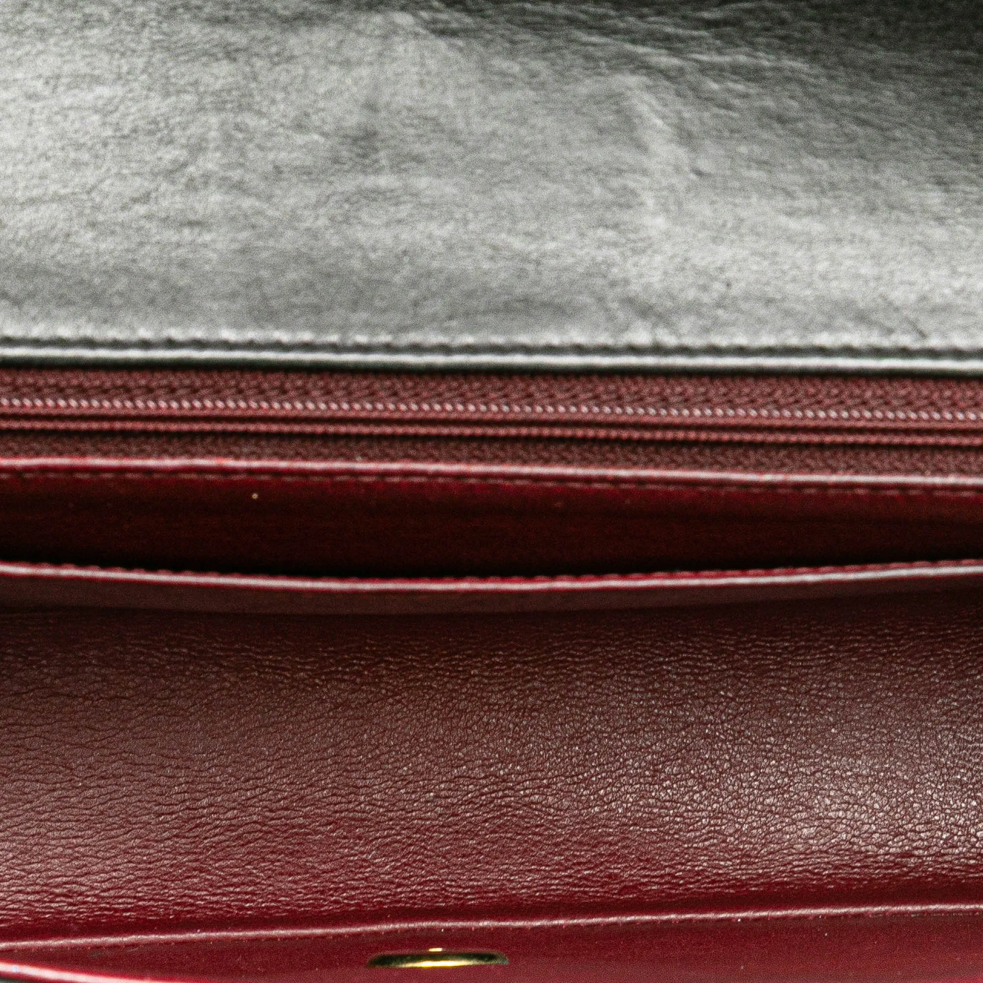 Black Chanel Medium Lambskin Kelly Parent Top Handle Bag