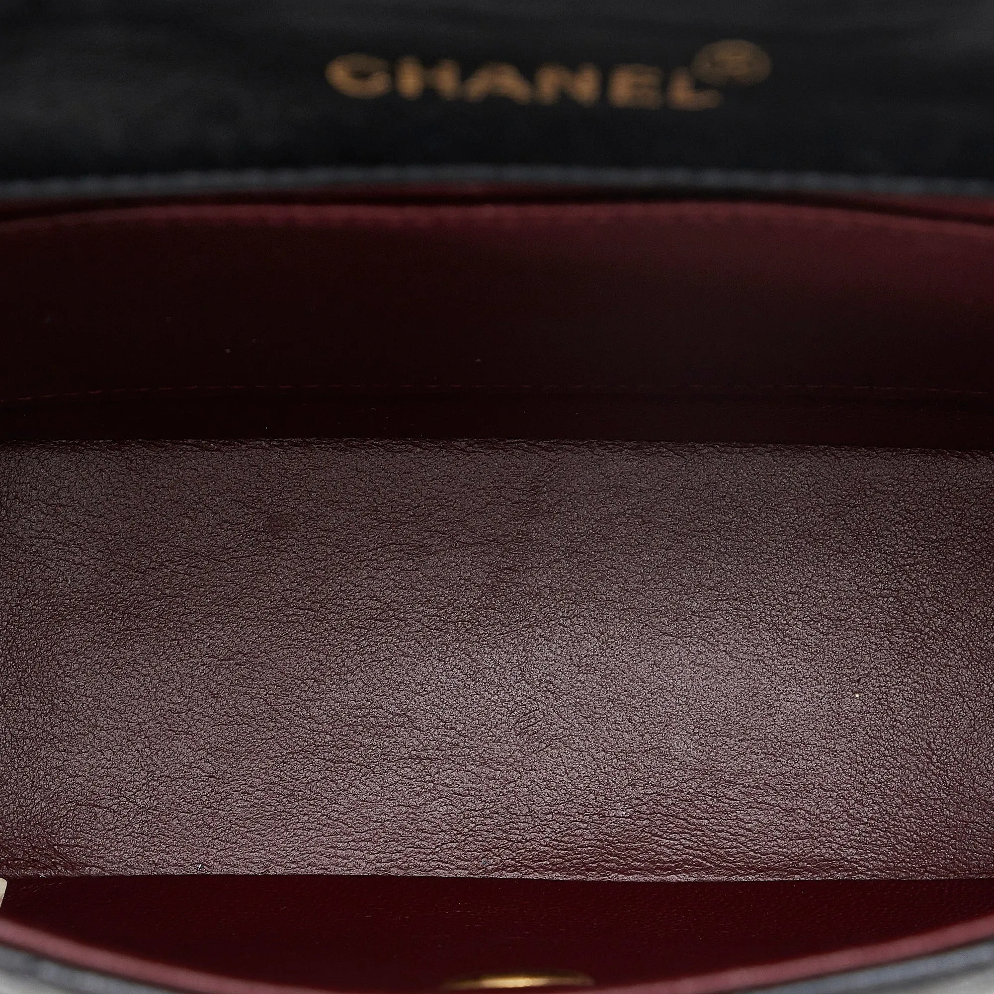 Black Chanel Small Lambskin Kelly Top Handle Bag