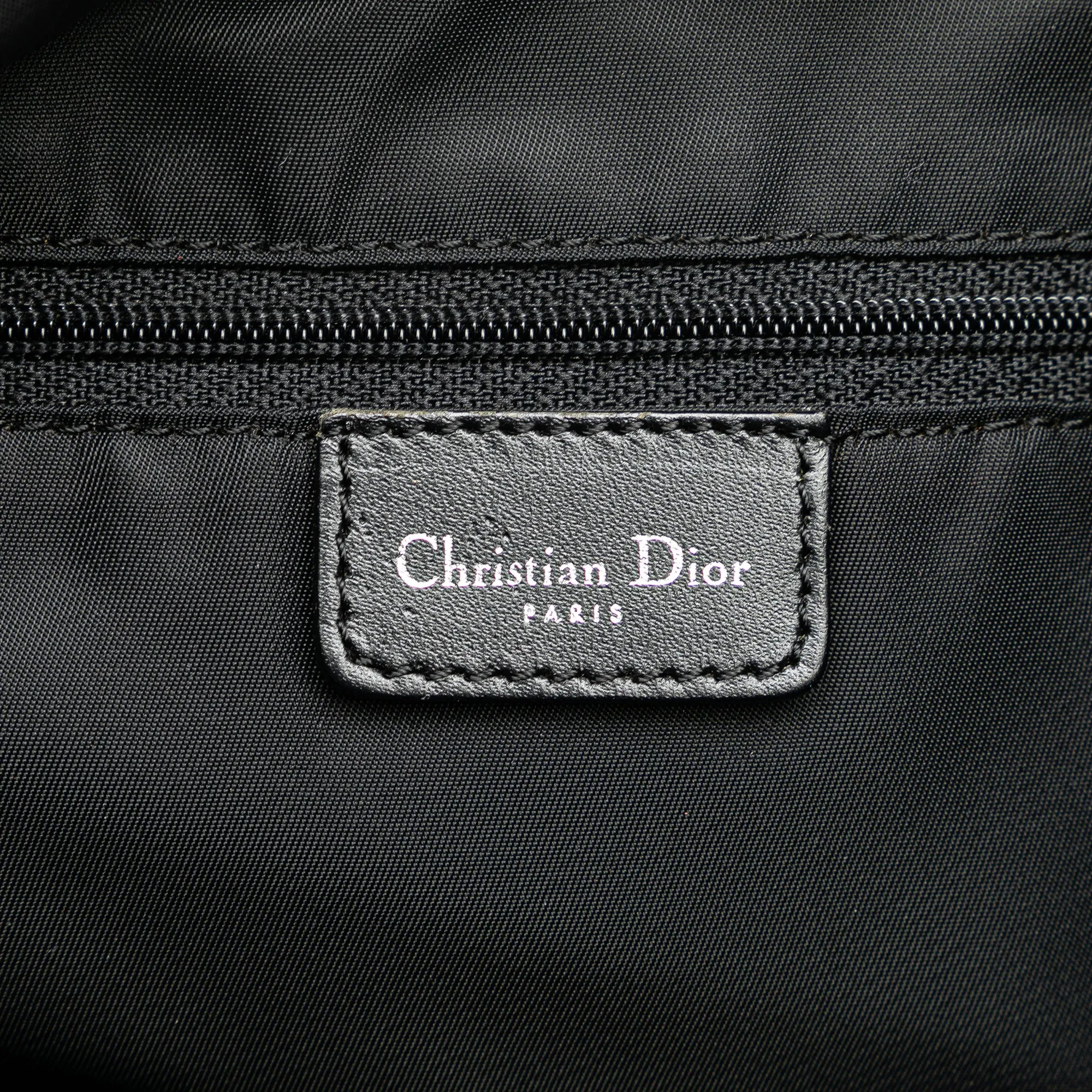 Black Dior Diorissimo Trotter Canvas Crossbody