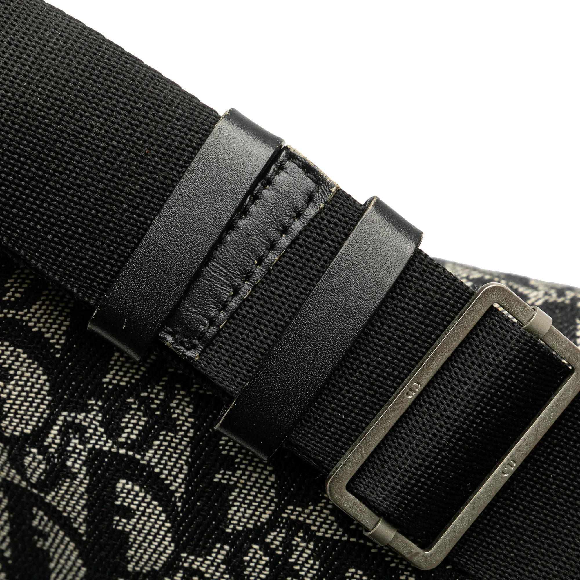 Black Dior Diorissimo Trotter Canvas Crossbody