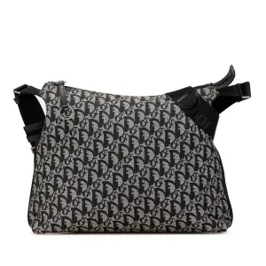 Black Dior Diorissimo Trotter Canvas Crossbody