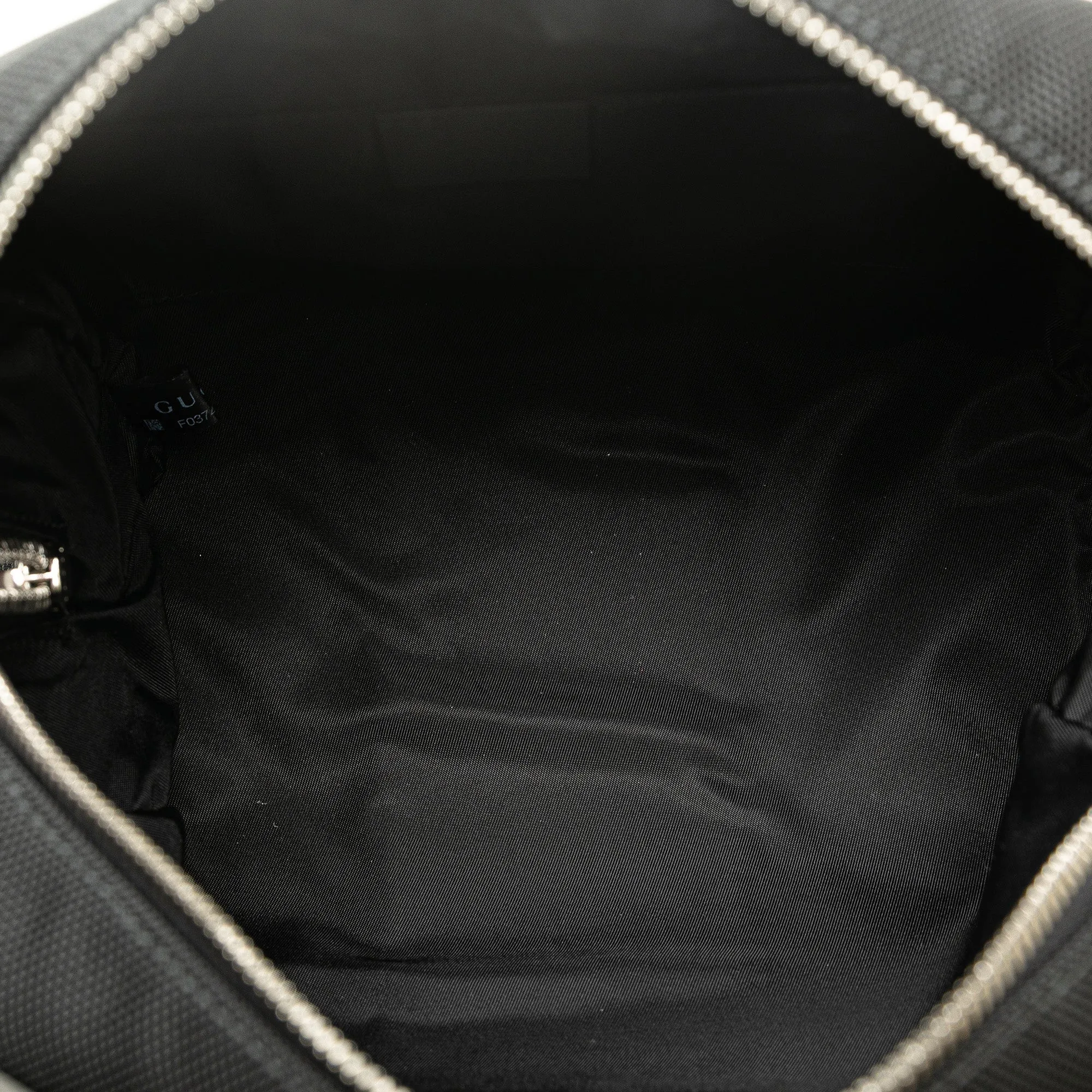 Black Gucci Techno Web Canvas Clutch