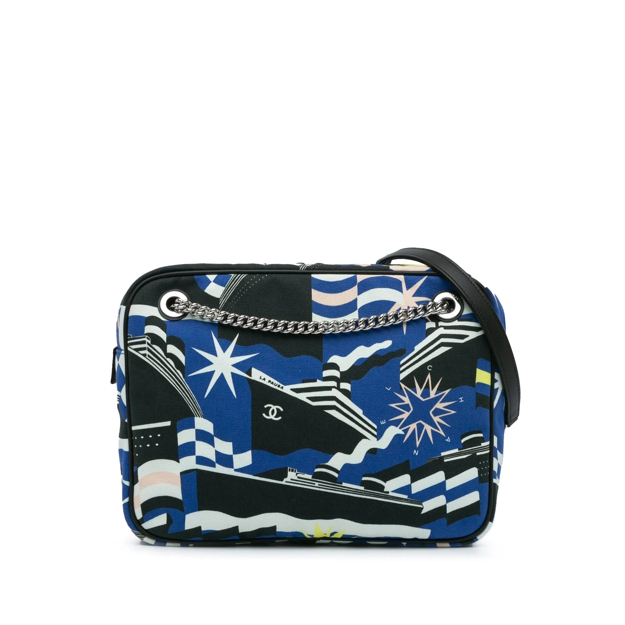 Blue Chanel Small Canvas La Pausa Bay Camera Bag