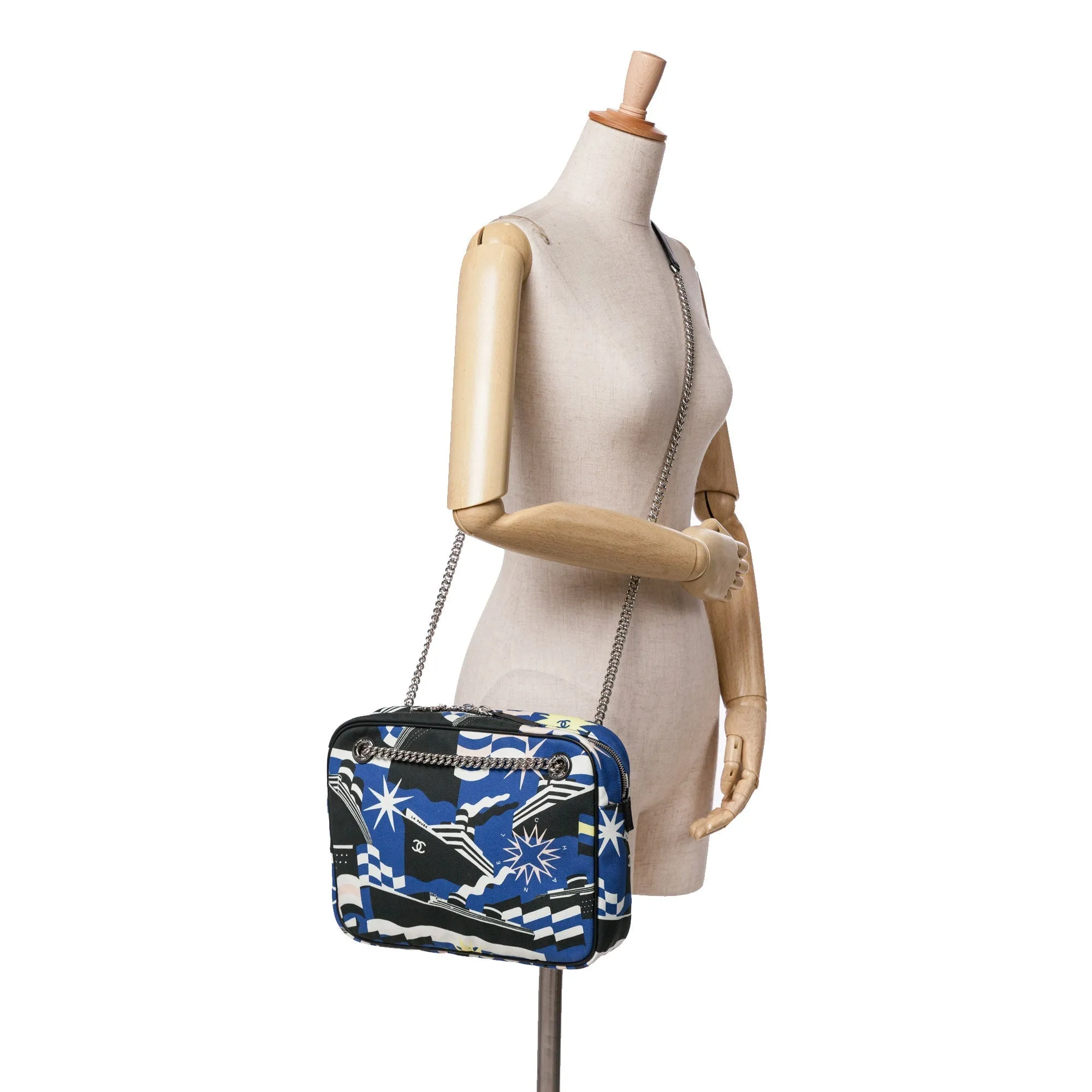 Blue Chanel Small Canvas La Pausa Bay Camera Bag