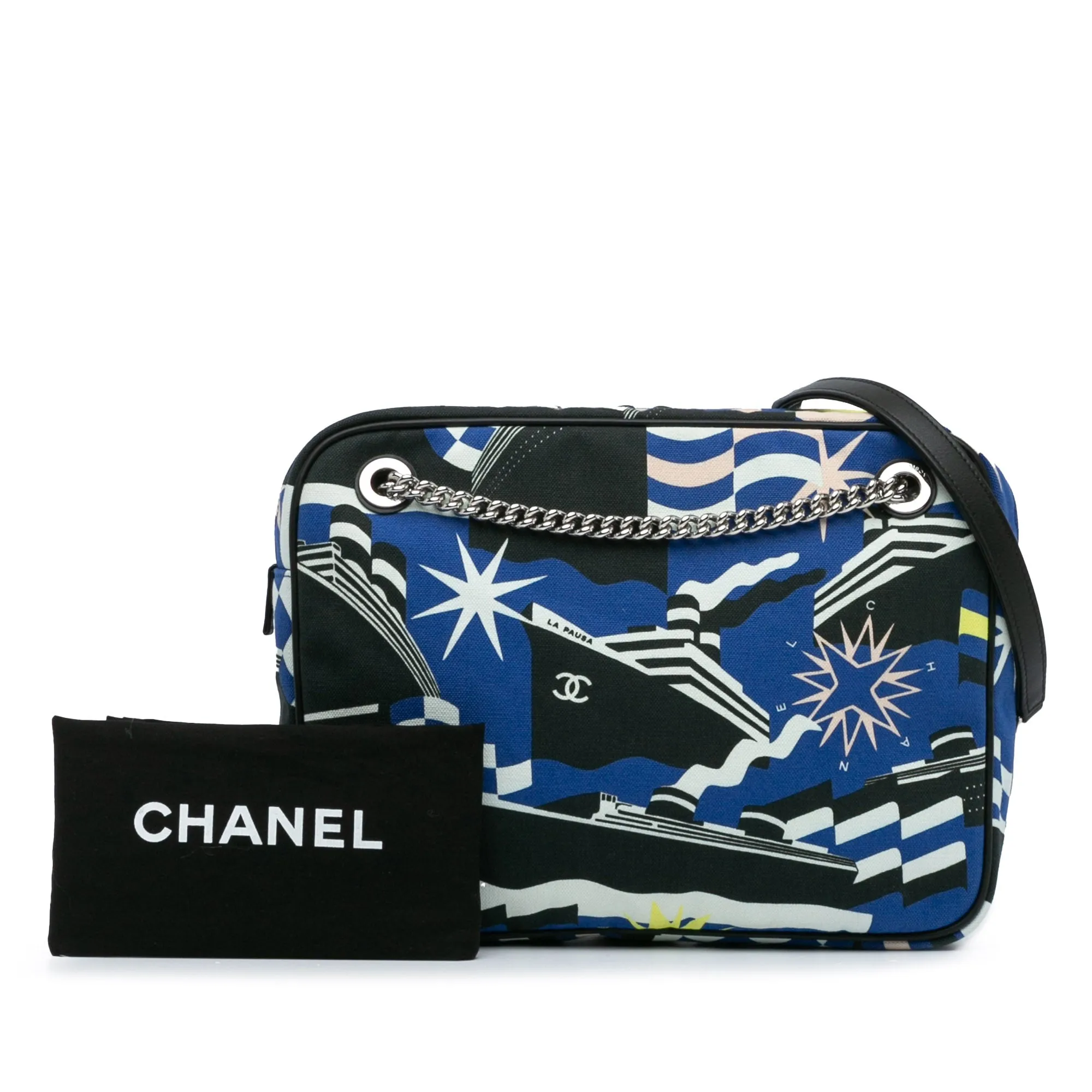 Blue Chanel Small Canvas La Pausa Bay Camera Bag