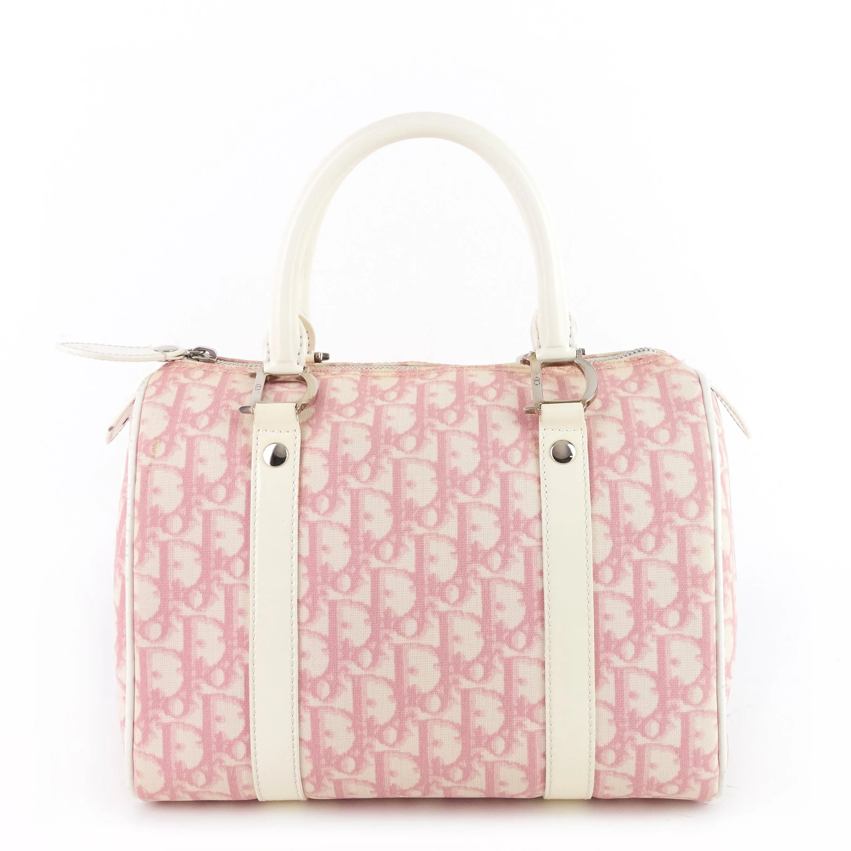 Boston Diorissimo Monogram Canvas Bowling Bag