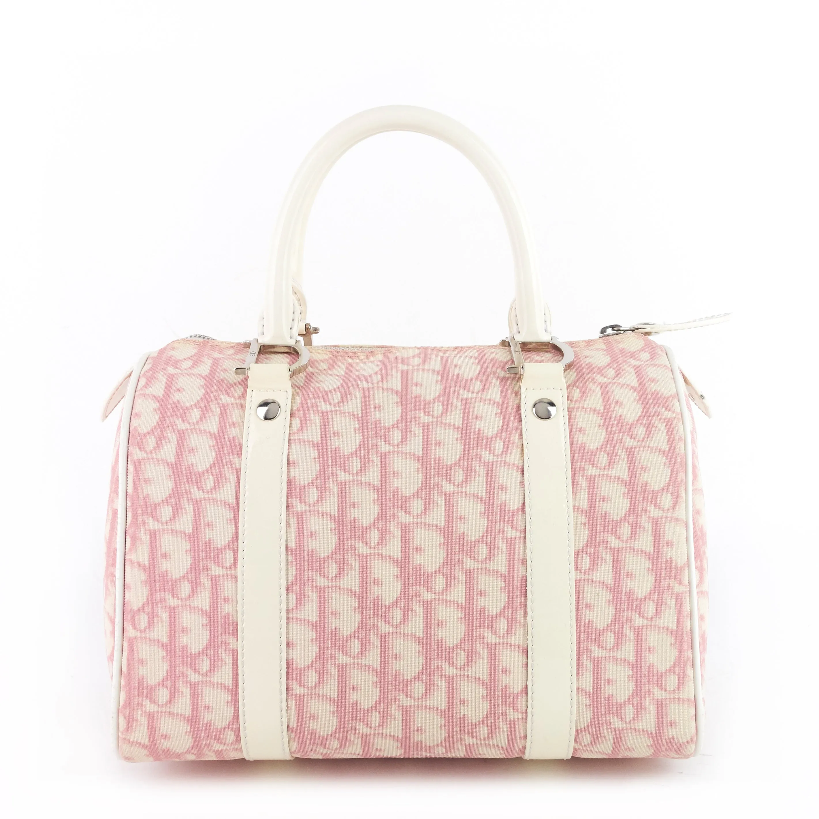 Boston Diorissimo Monogram Canvas Bowling Bag