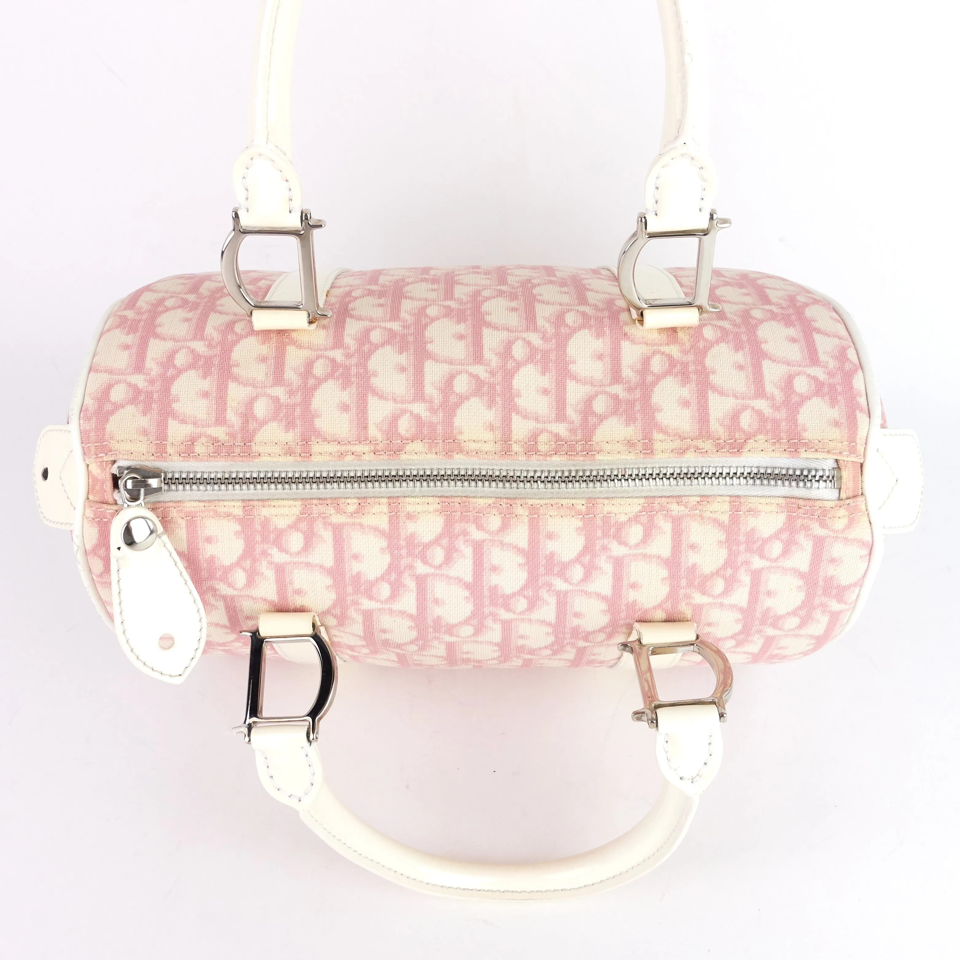 Boston Diorissimo Monogram Canvas Bowling Bag