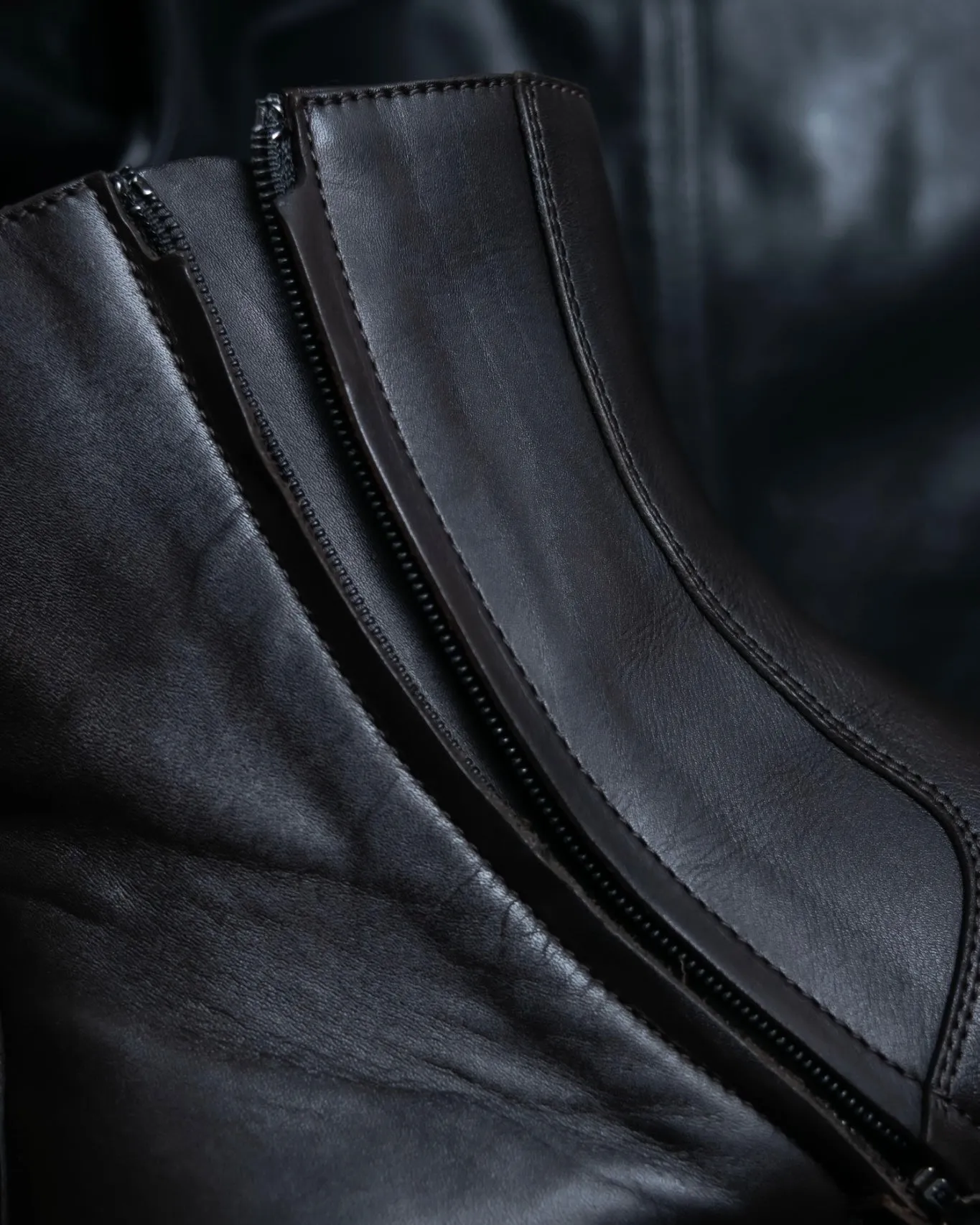 BOTTEGA VENETA round toe intrecciato leather boots