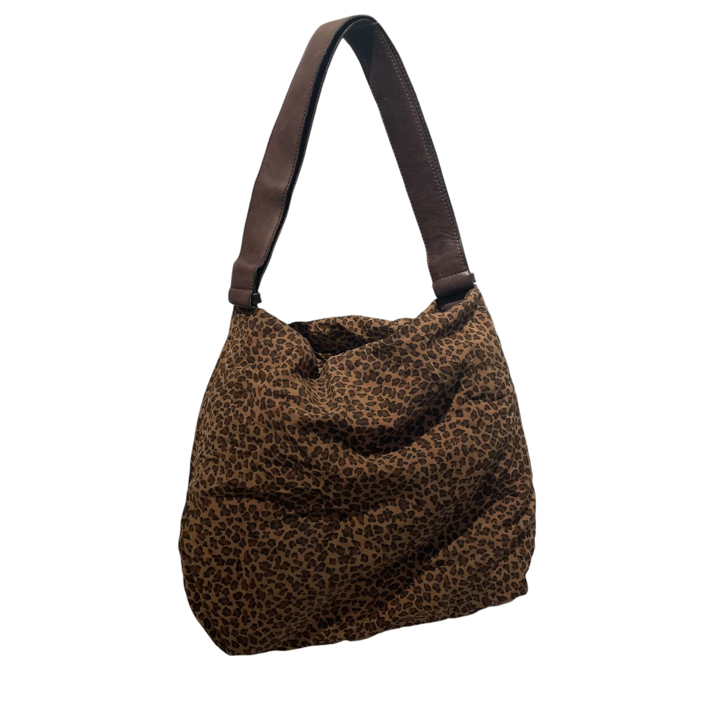 BOTTEGA VENETA/Bag/Animal Pattern/BRW/Leopard Hobo Drawstring